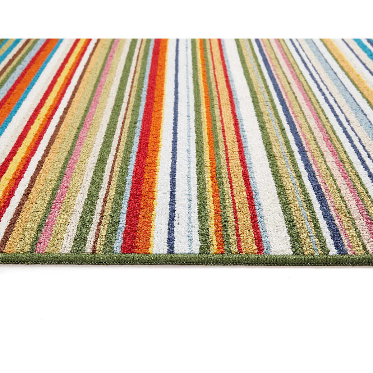 My Stain Resistant Candy Multi Green Stripe Doormat green striped, MY MAT