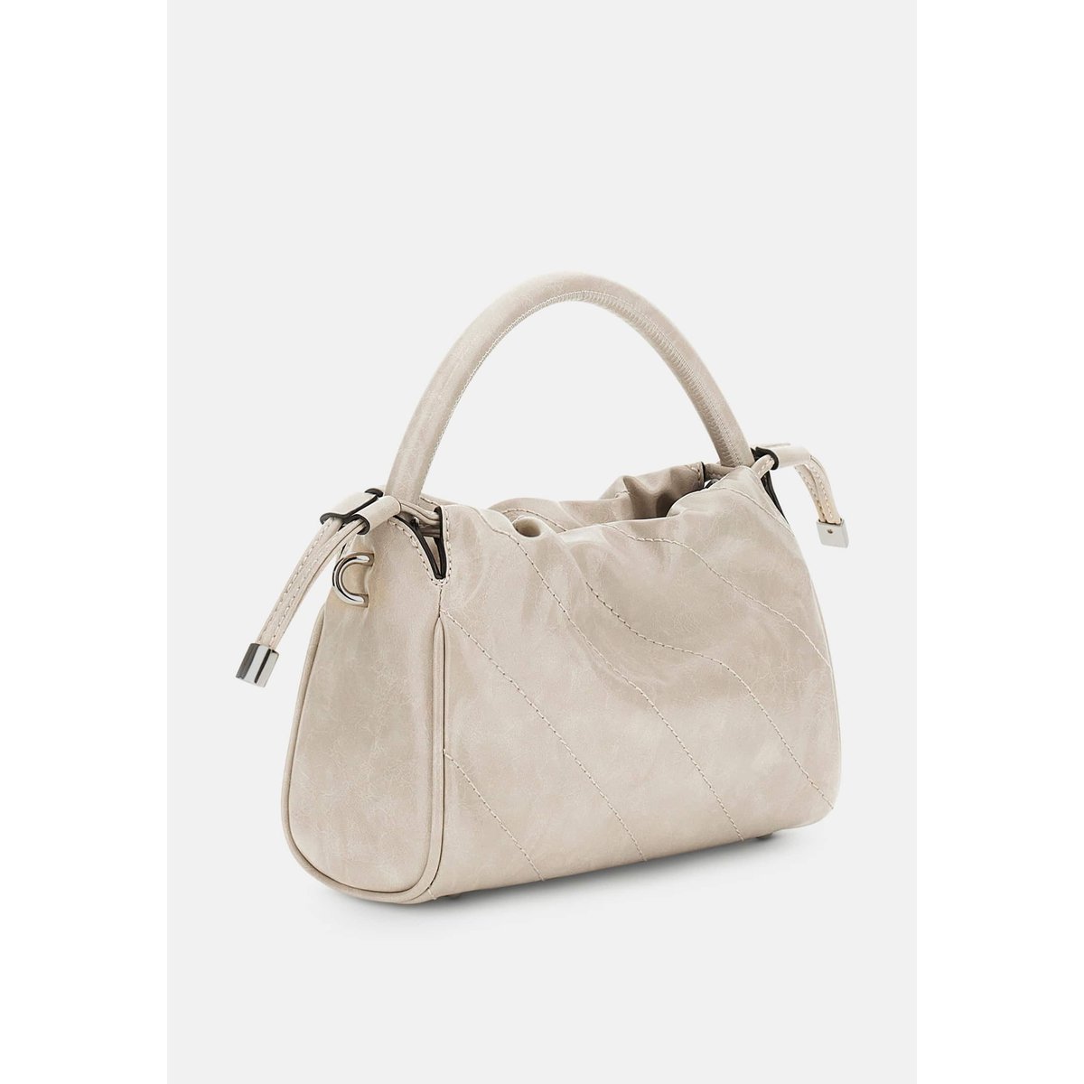 Mini Sac À Main Amys beige, GUESS