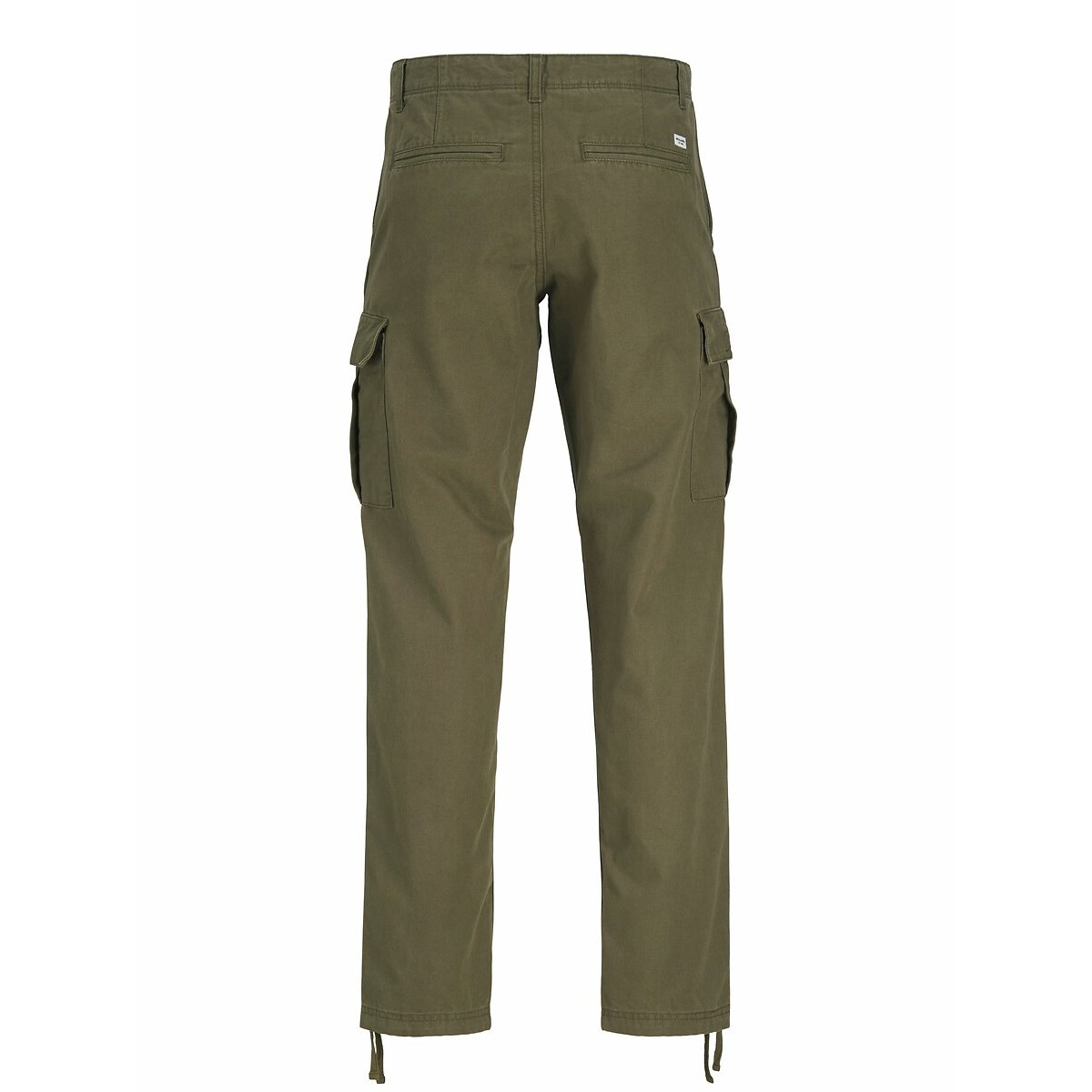 Pantaloni cargo con fondo stretto verde kaki, JACK & JONES