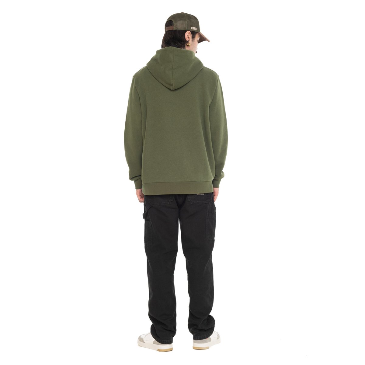 Sweatshirt coton RUBEN vert, VON DUTCH