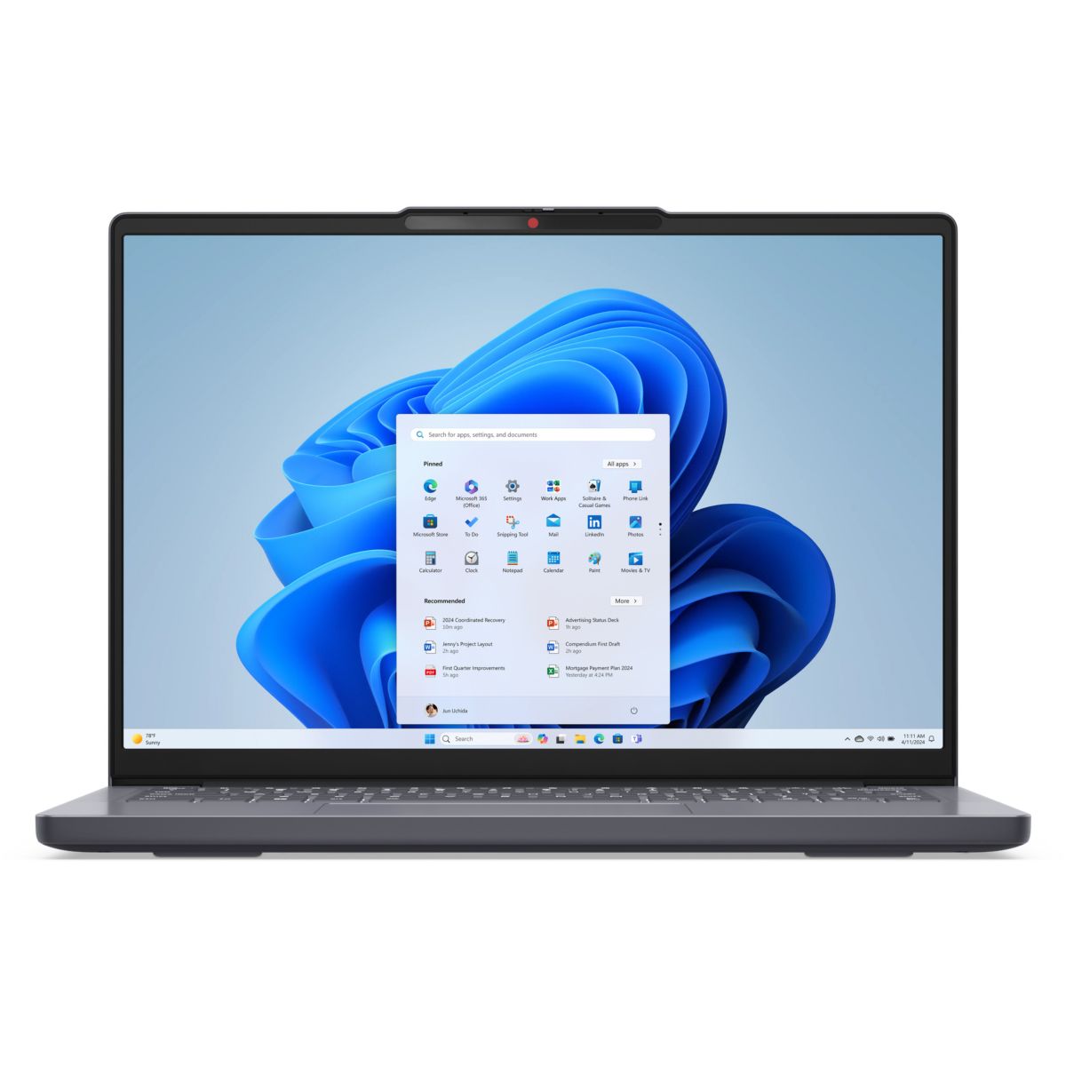 Ordinateur portable IdeaPad Slim 3 14IRP10 14" AMD Ryzen 7 170 16 Go RAM DDR5 SSD 512 Go couleur unique, LENOVO