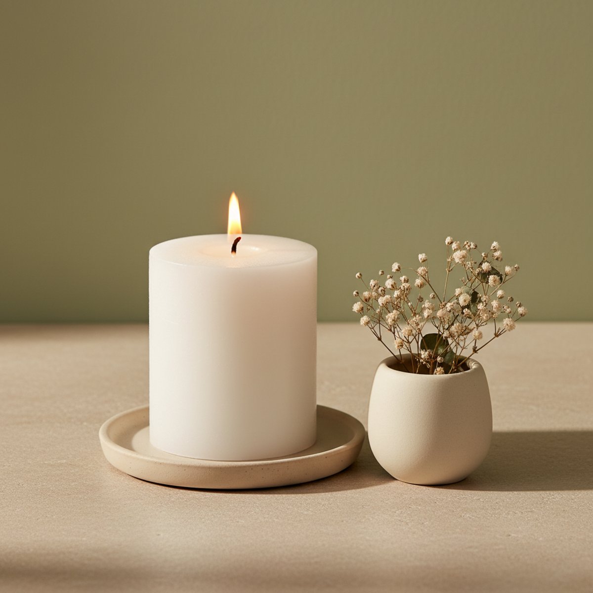 Recharge bougie parfumée au bois de cèdre H7 BELLA blanc, SIA DECO