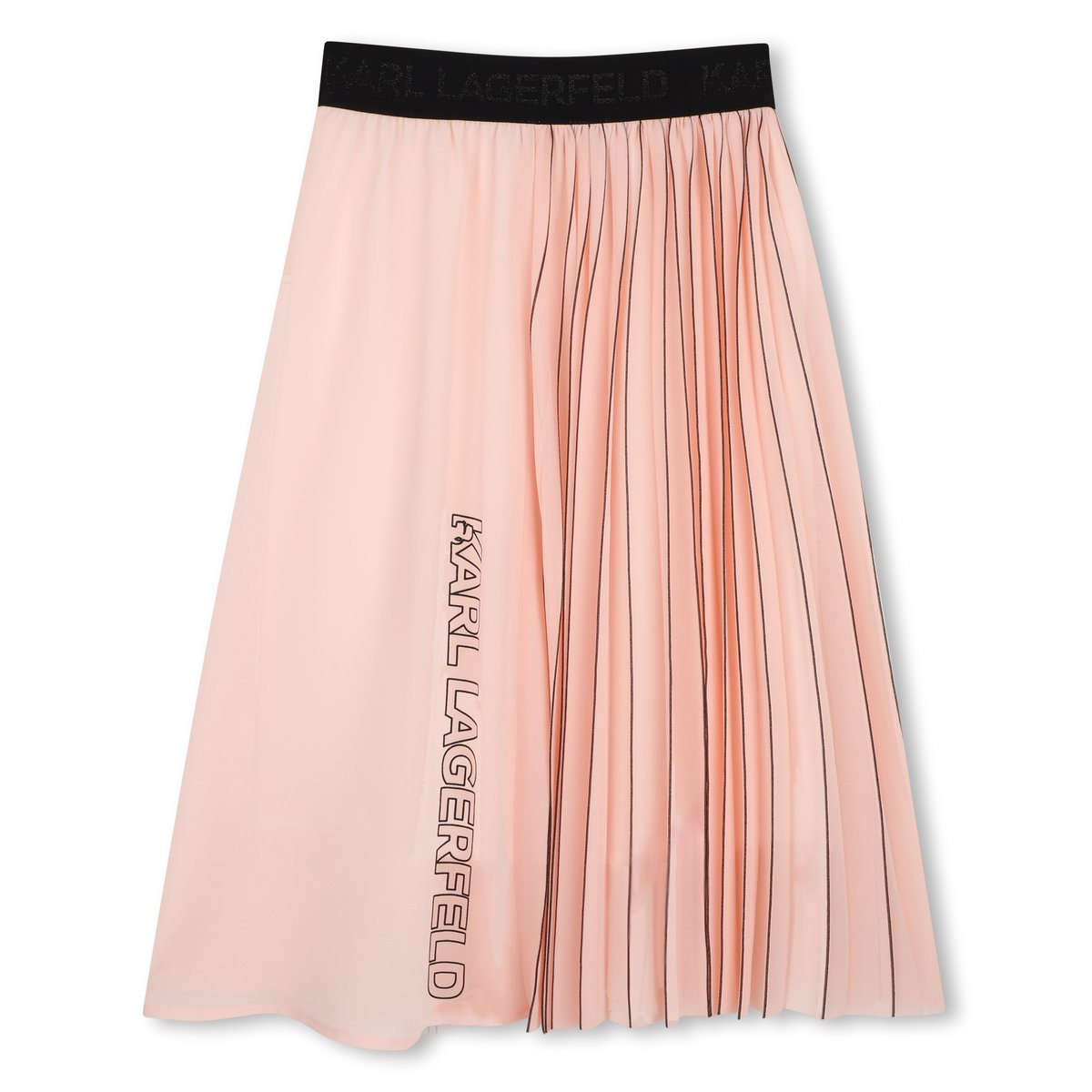 Jupe longue rose petale, KARL LAGERFELD KIDS