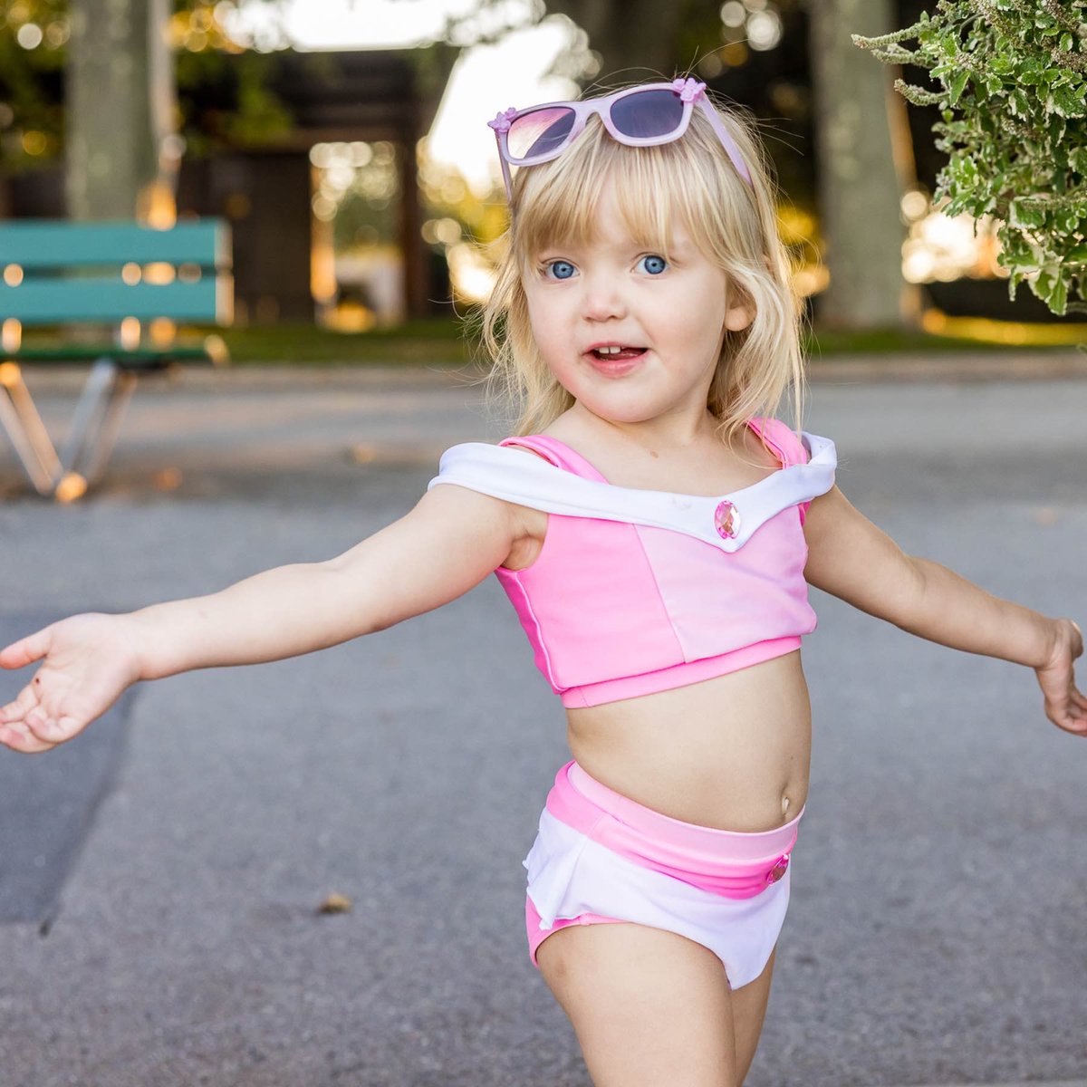 Maillot de bain 2 pièces princesse rose, GREAT PRETENDERS