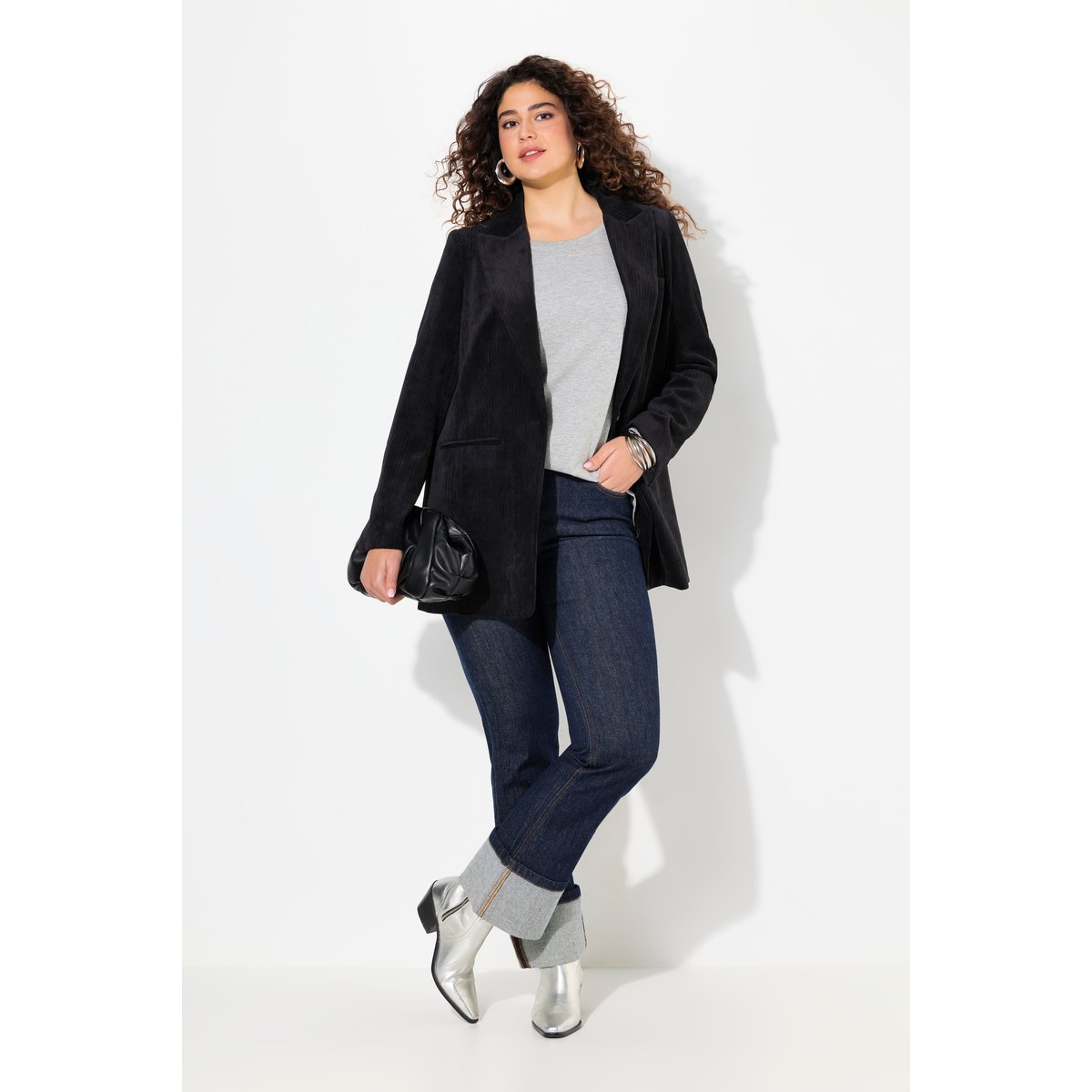 Jean Mary en denim extensible lavage rincé, ULLA POPKEN