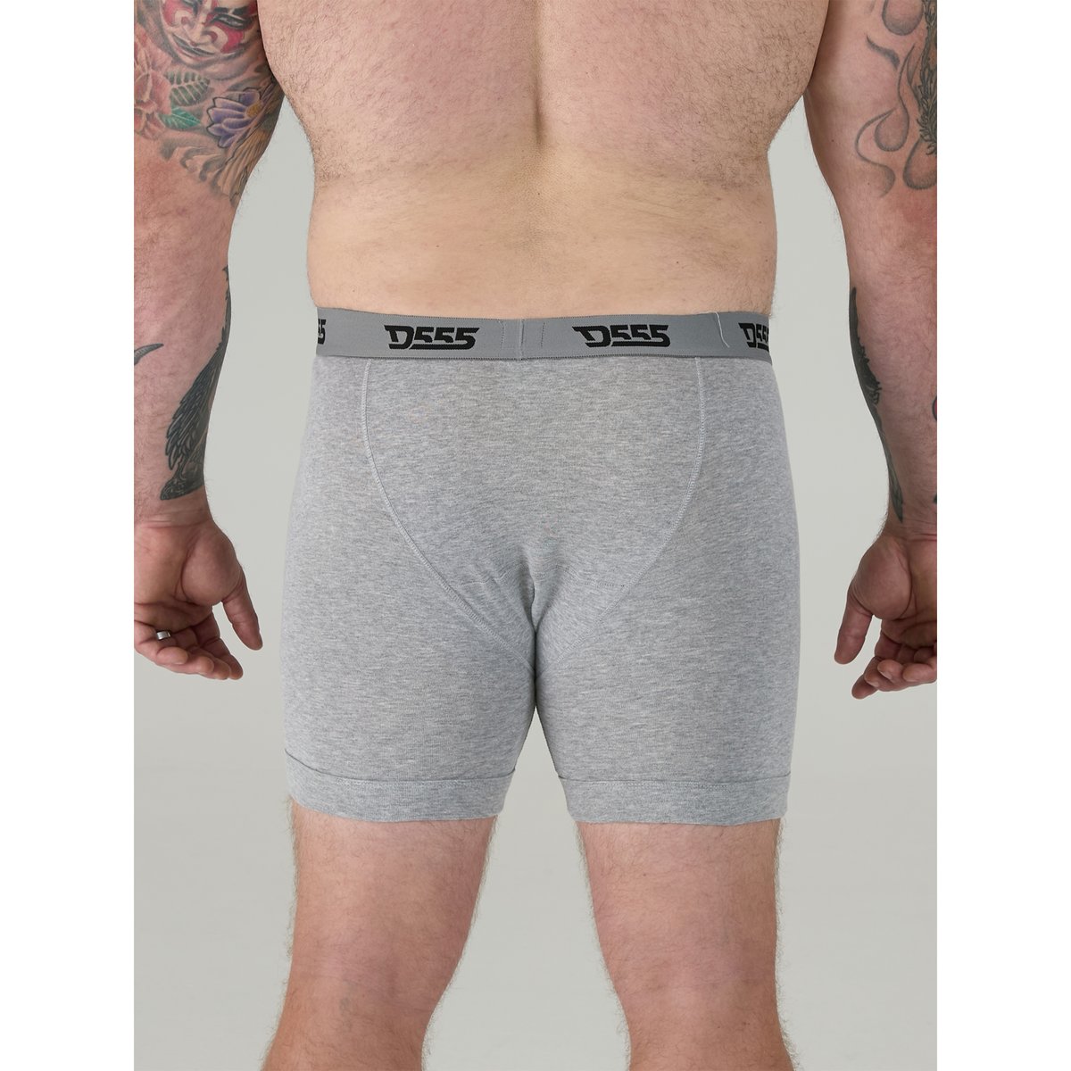 Lot de 3 boxers grande taille LONDON DRIVER gris, DUKE