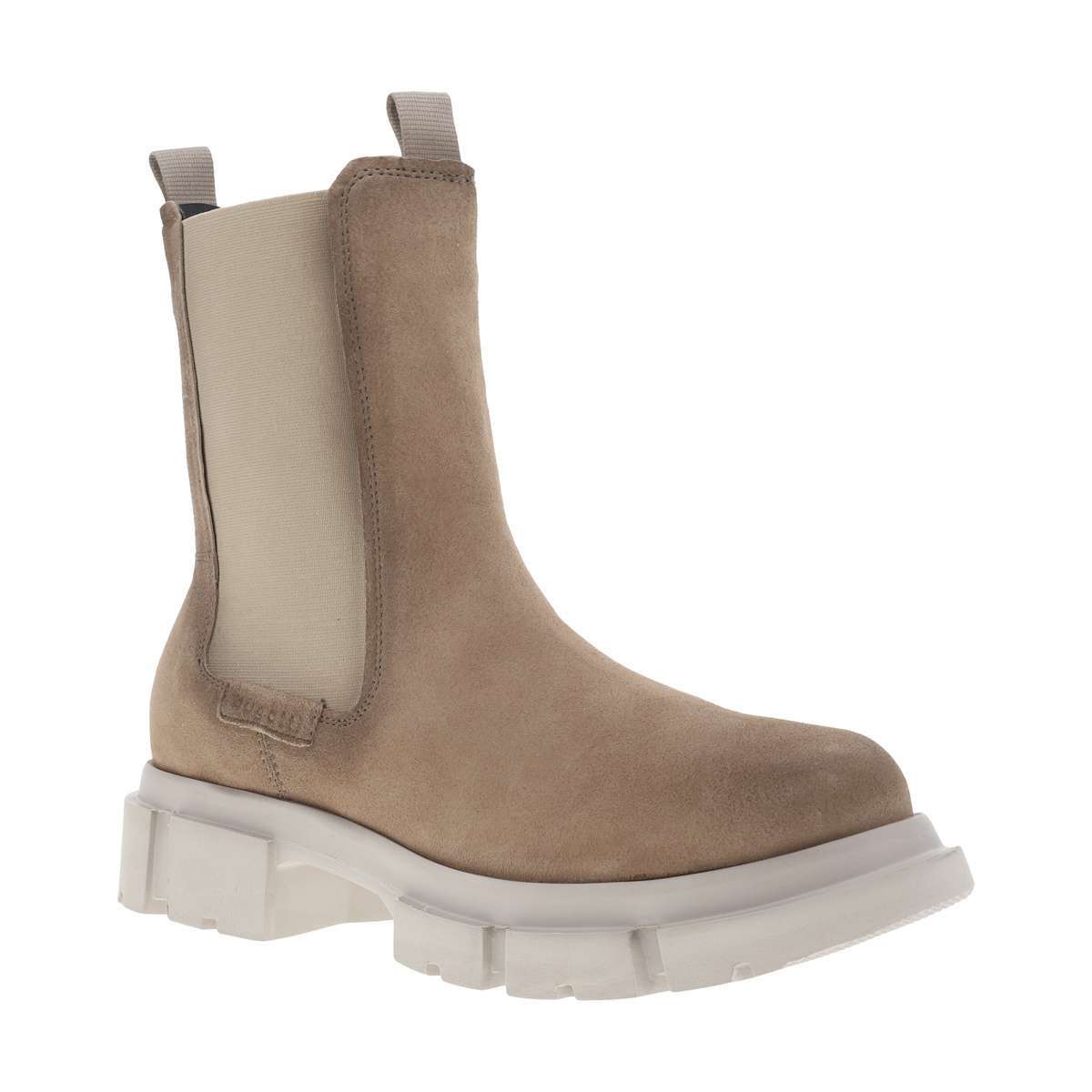 Boots cuir nubuck talon bottier gris, BUGATTI