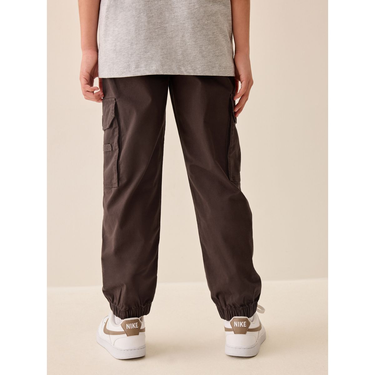 Pantalon cargo marron, NEXT