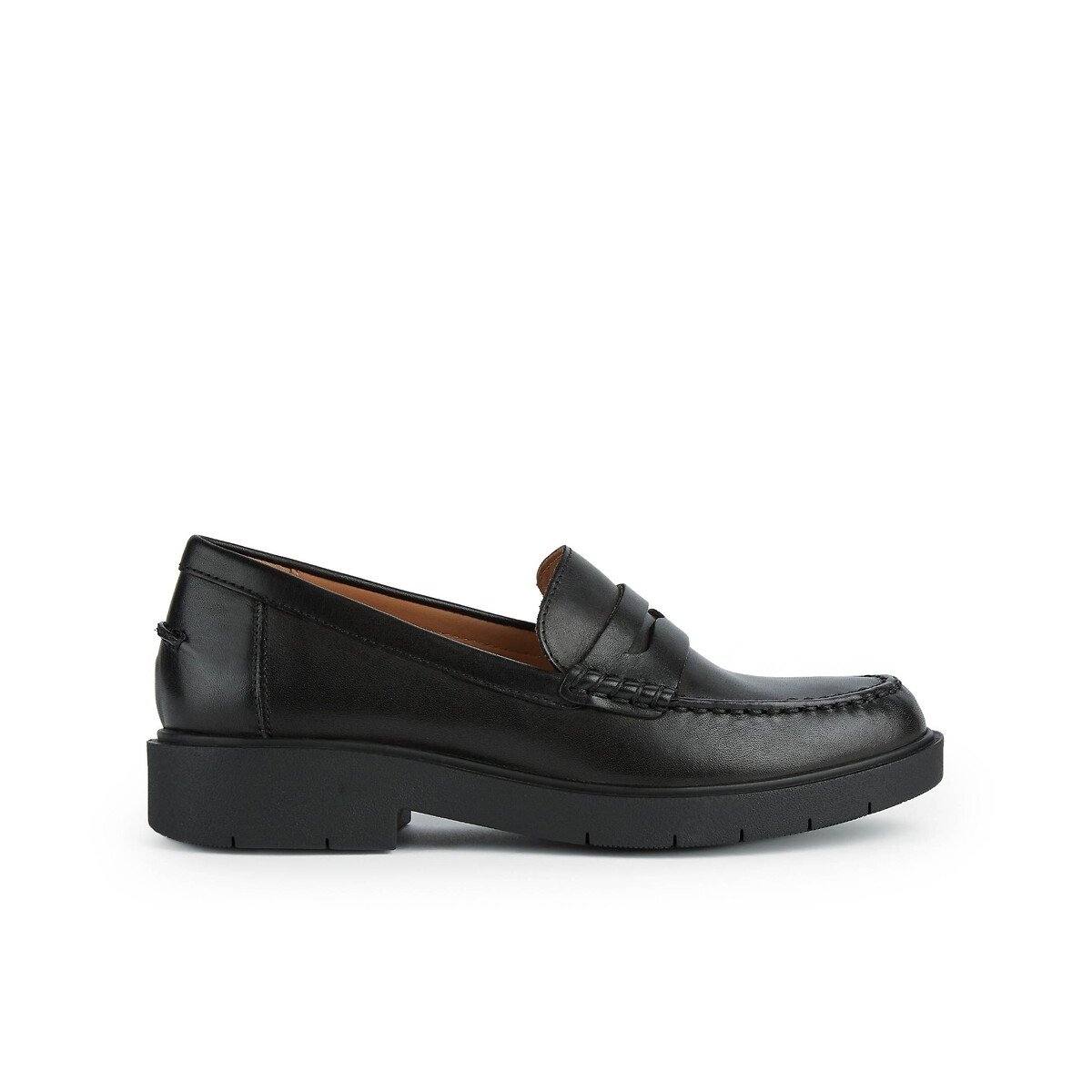 Mocassins en cuir Spherica EC1 noir, GEOX