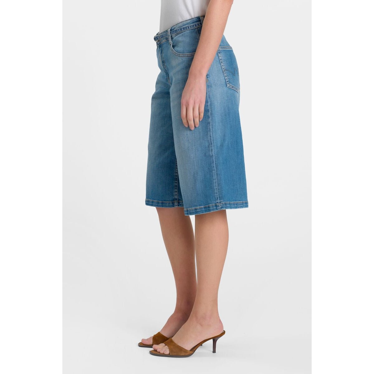 Bermuda short en jeans LAZARET blue, LE TEMPS DES CERISES