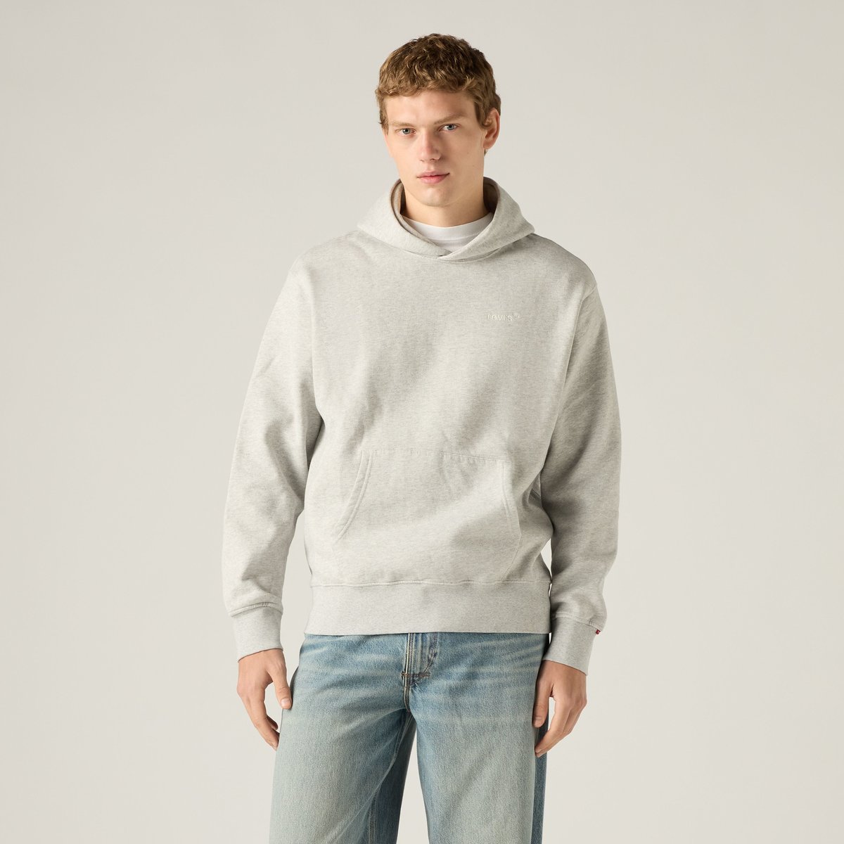 Sweat à capuche Authentic gris - light gris htr bros bc03, LEVI'S