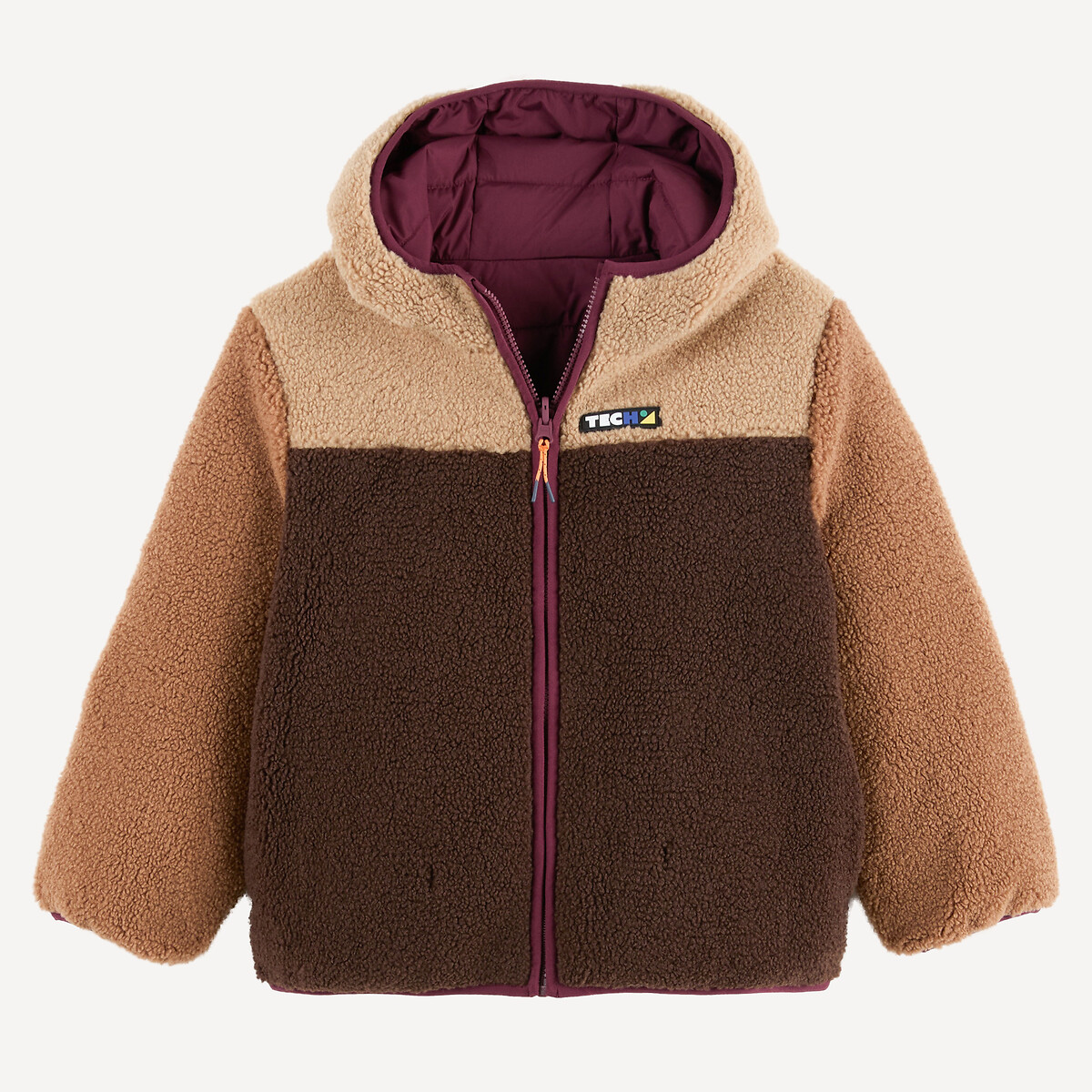 Parka 3 en 1, avec doudoune amovible et réversible bleu marine, LA REDOUTE COLLECTIONS