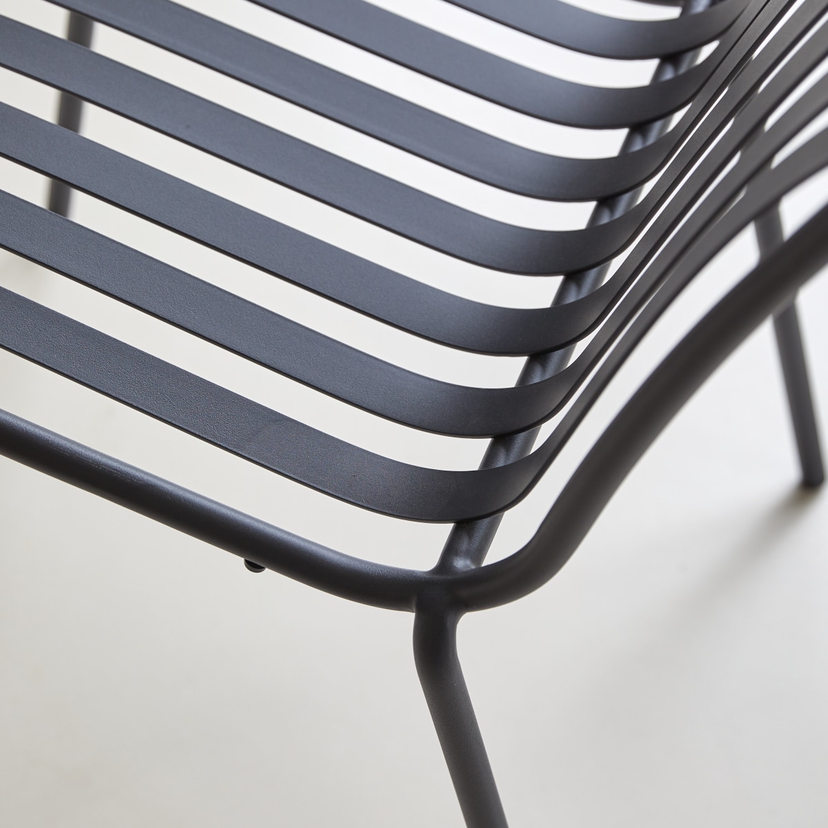Chaise en Métal, GABY noir, TIKAMOON