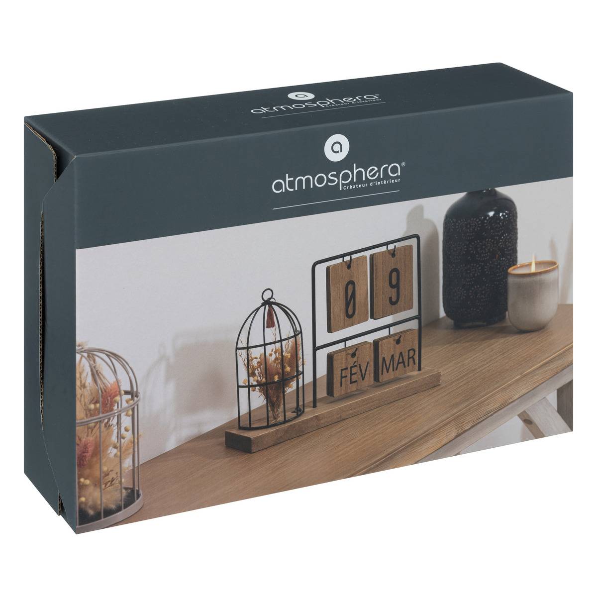 Calendrier LUMY beige, ATMOSPHERA