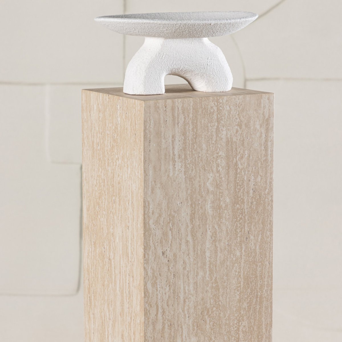 Sellette effet travertin- RAMSVIK beige, VIND