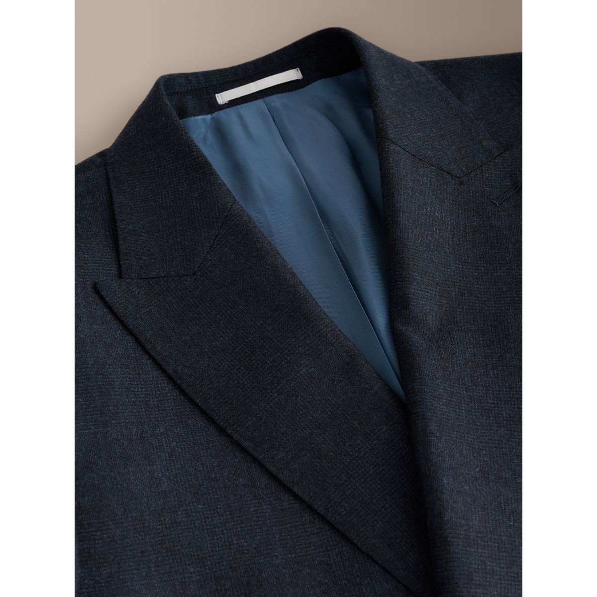 Veste de costume ajustée et croisée cachemire signature bleu marine, NEXT