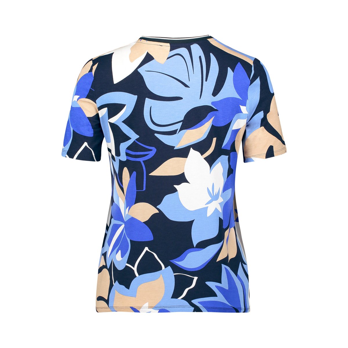 T-shirt basique à imprimé bleu foncé/bleu, BETTY BARCLAY