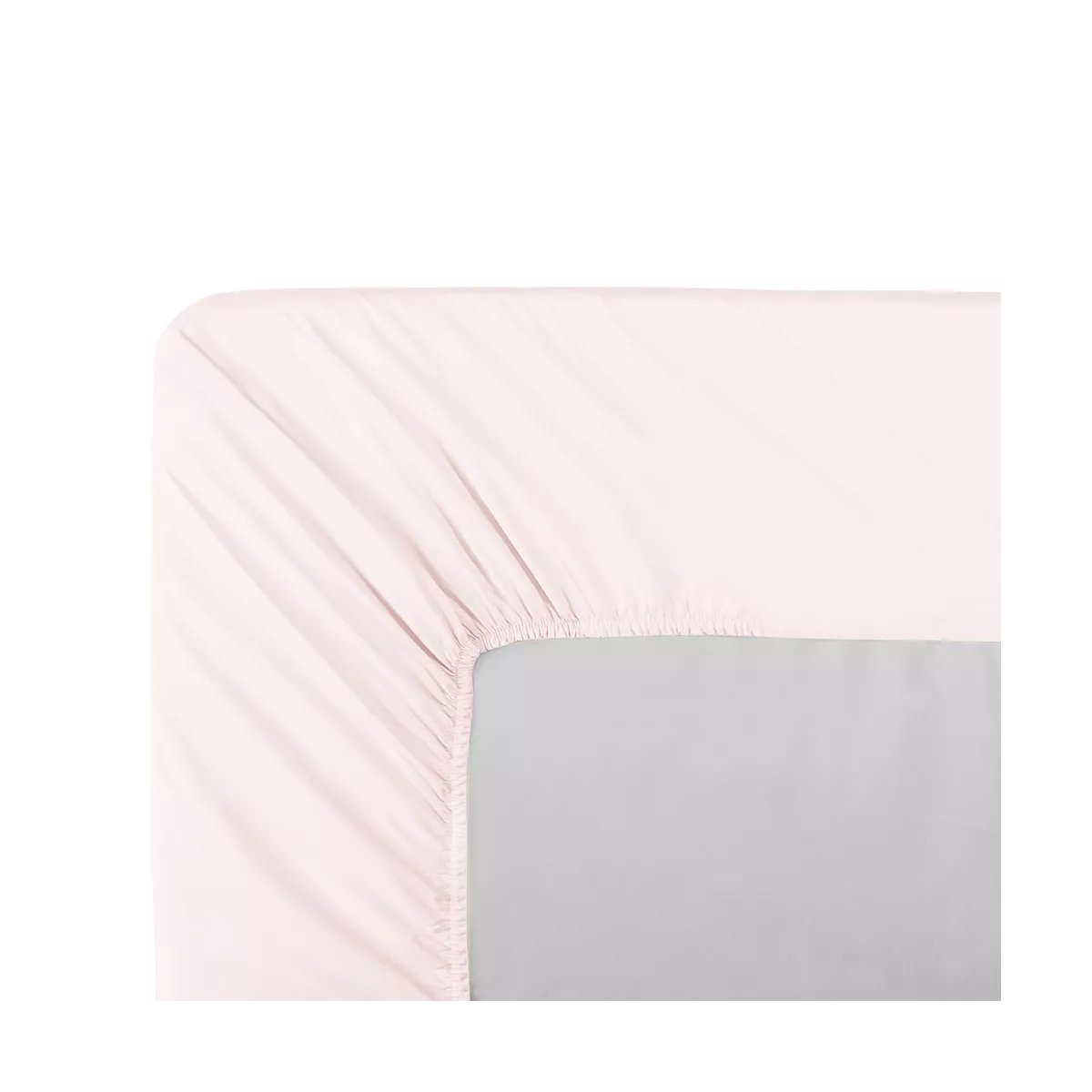 Drap housse b40 percale de coton Olana petale, GARNIER THIEBAUT