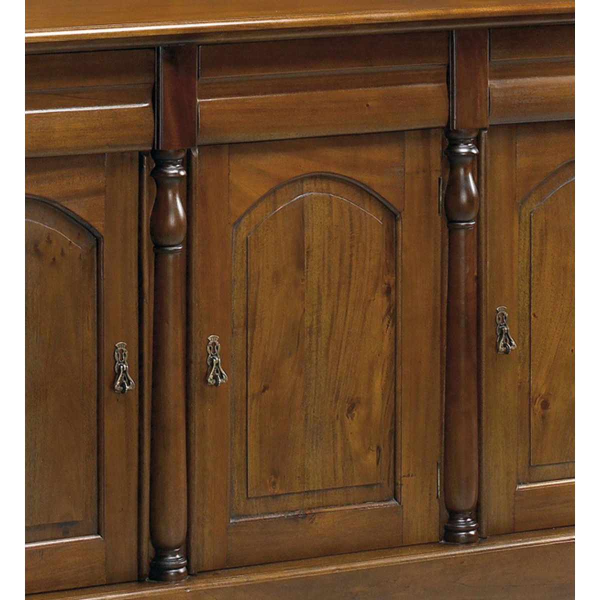 Bahut 3 tiroirs bronze - HELVINIA marron, DECORATION D’AUTREFOIS