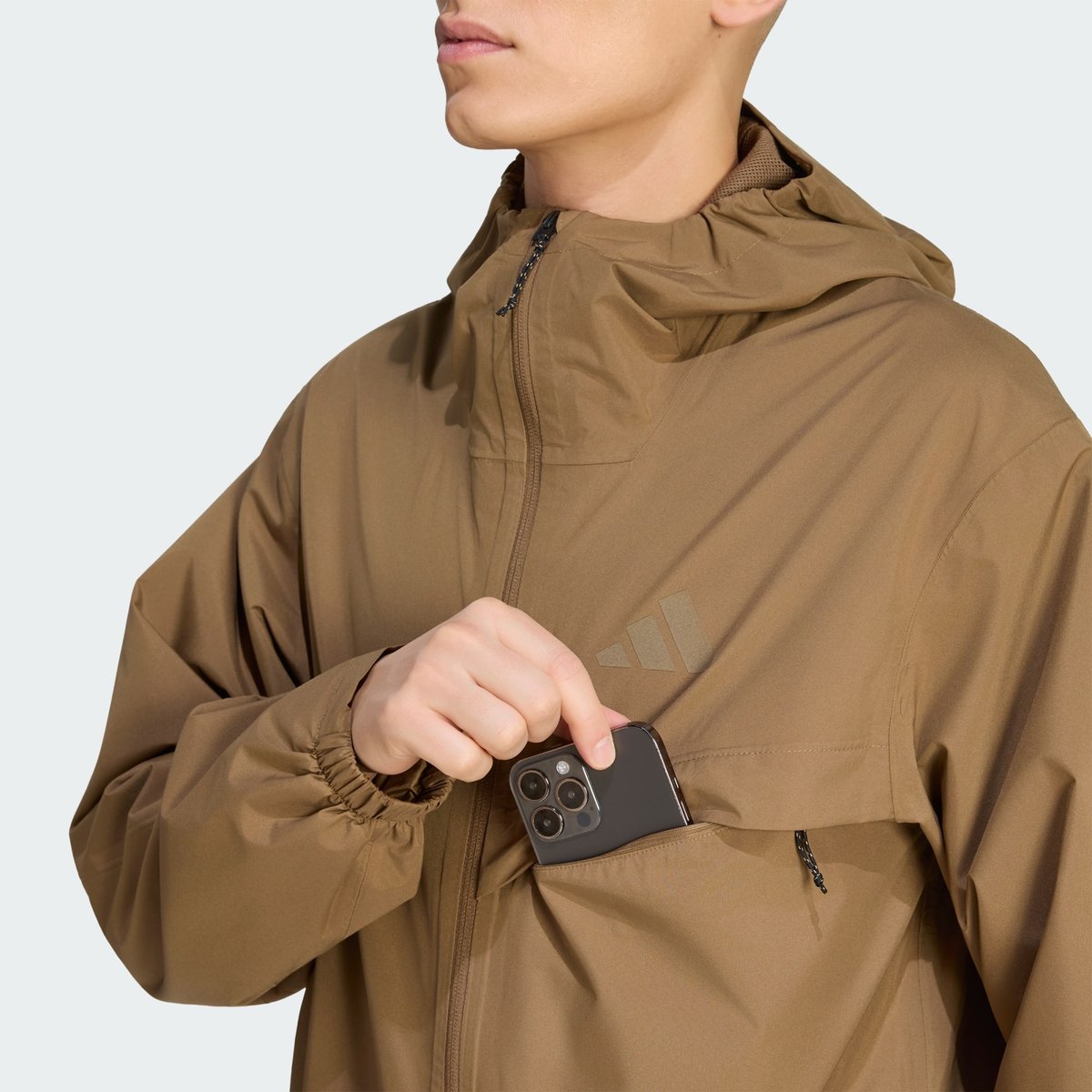 Veste De Pluie Terrex Multi 2 Couches Climaproof Veste De Pluie Terrex Multi 2 Couches Climaproof brown oxide, adidas Performance