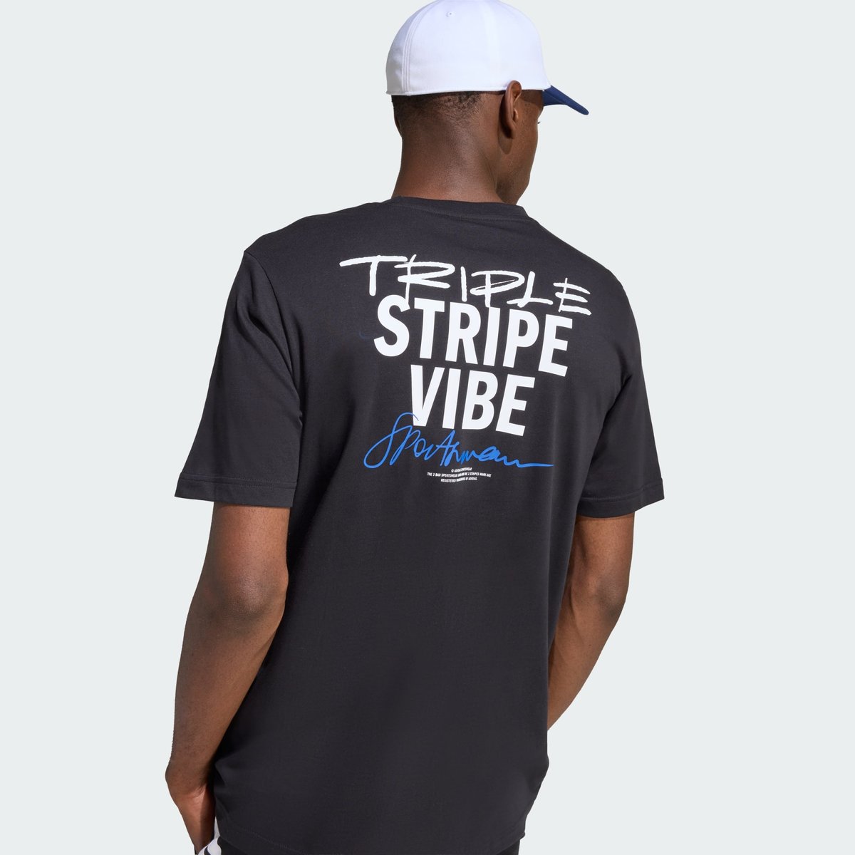 T-Shirt Graphique Triple Stripe Vibe T-Shirt Graphique Triple Stripe Vibe black, ADIDAS SPORTSWEAR