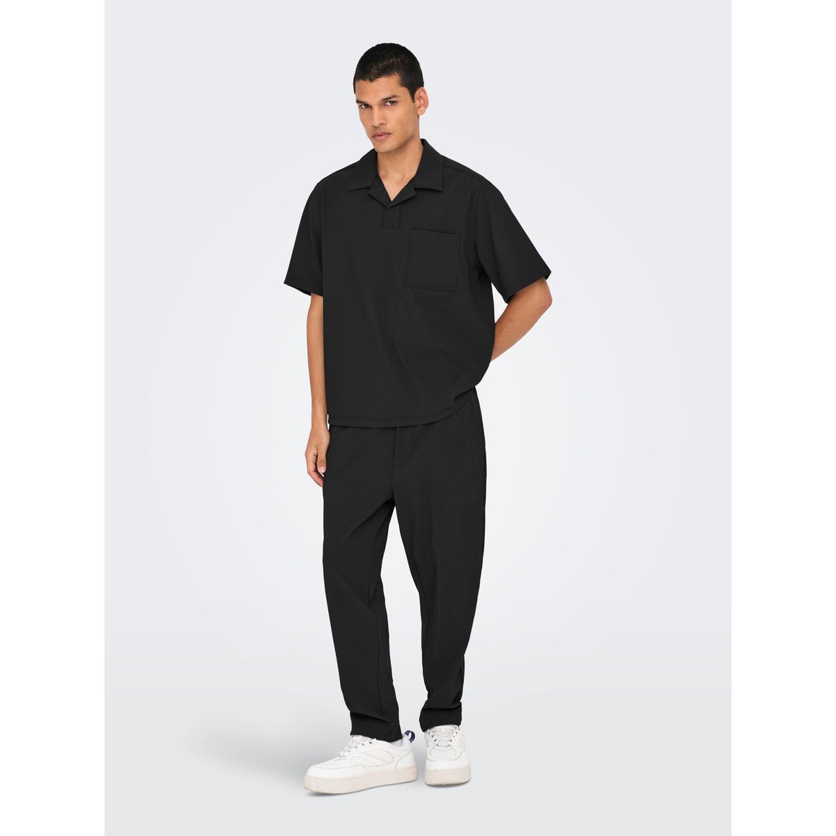 Chemise jet black, ONLY & SONS