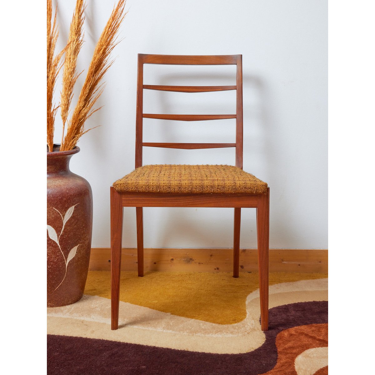 Lot de chaises scandinaves en bois Alma N°1206 - Bon état bois clair, DEBONGOUT