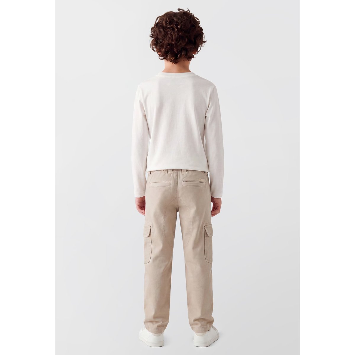T-Shirt À Logo Brodé blanc, GUESS KIDS