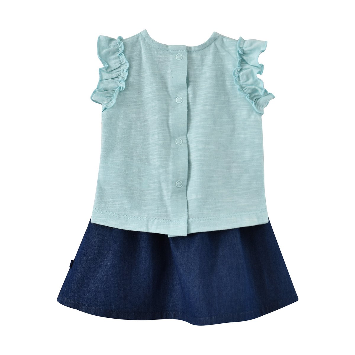 T shirt bebe et jupe eliona bleu, SUCRE D'ORGE