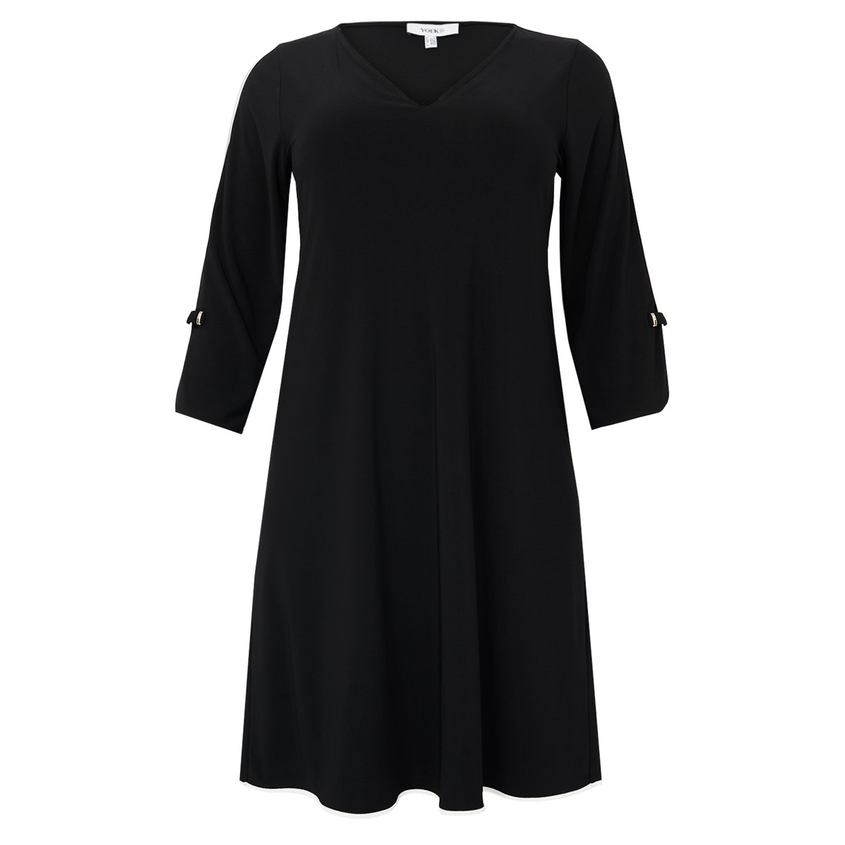 Robe avec manches longues noir, YOEK