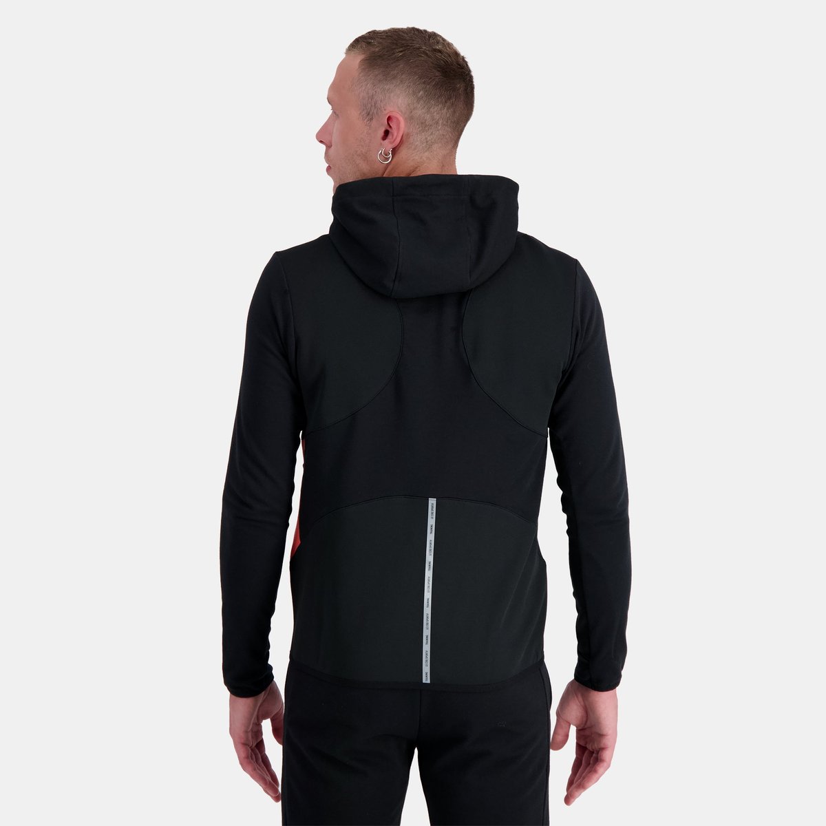 Sweat zippé à capuche Training Performance noir, LE COQ SPORTIF