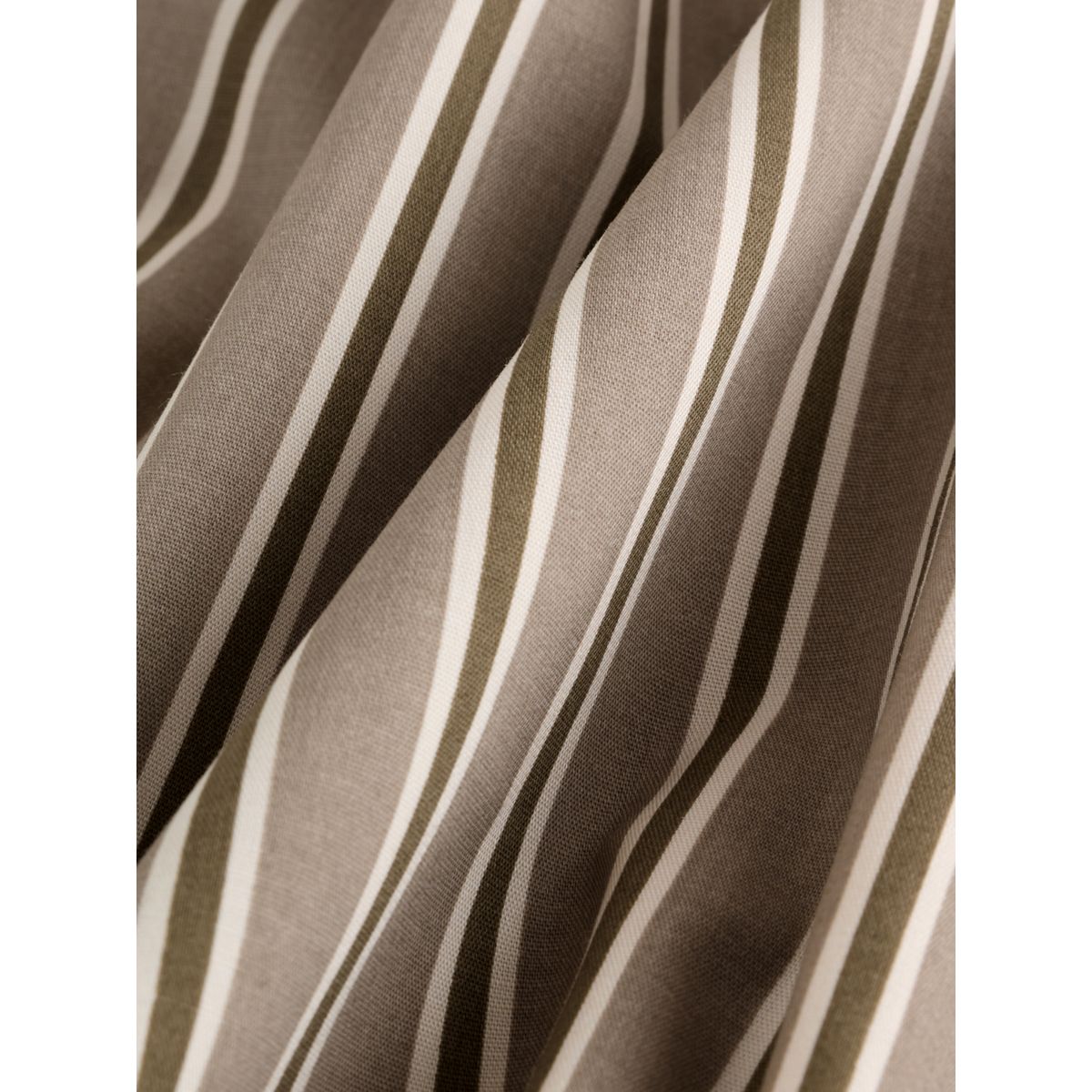 Chemise stretch ajustée à manches longues rayures marron moka, NEXT