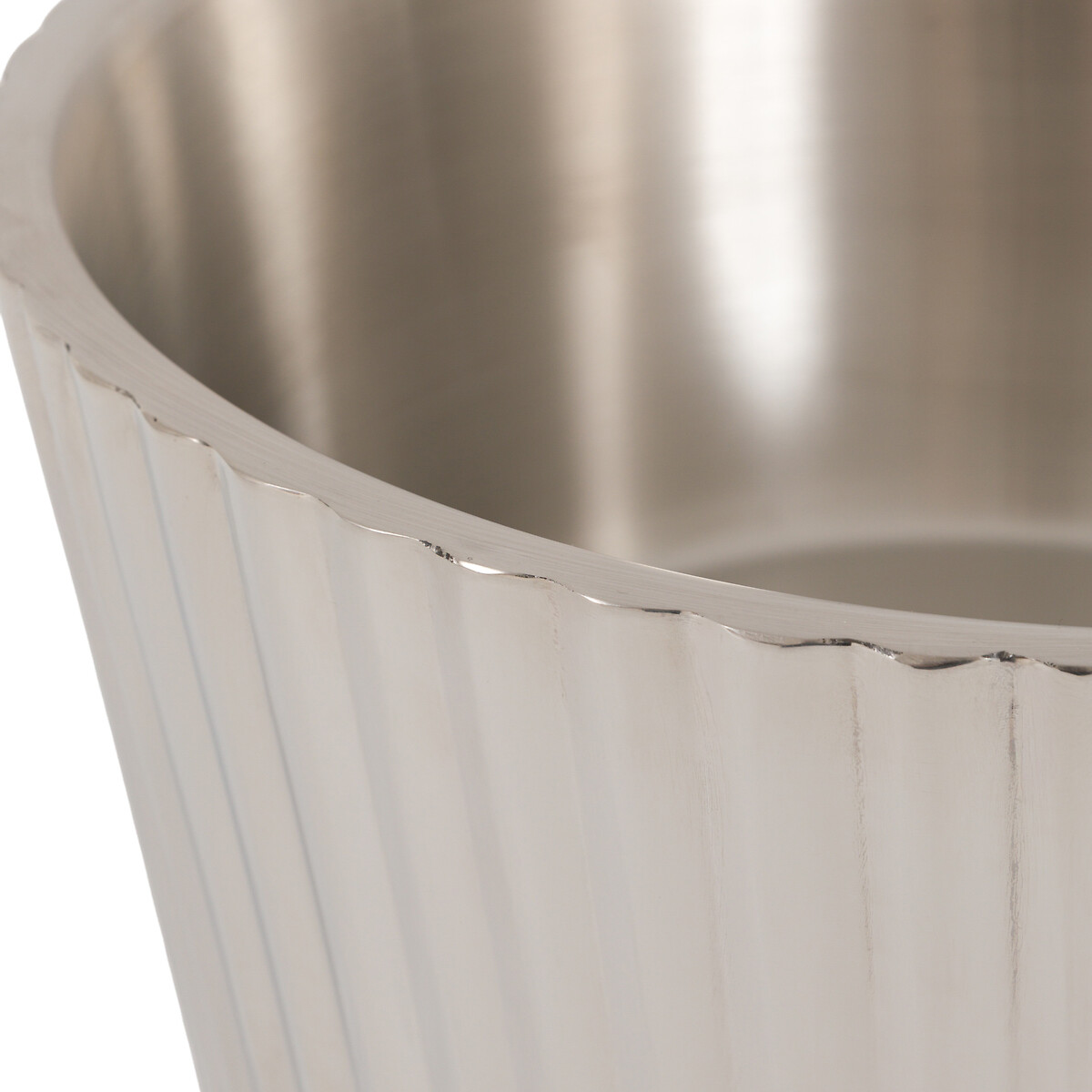Fluted Champagne Bucket silver-coloured, ÉDITÉ