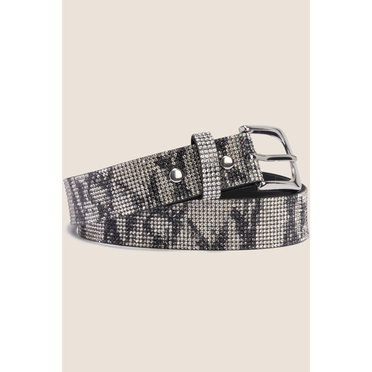 Ceinture large couleur argent, BREAL