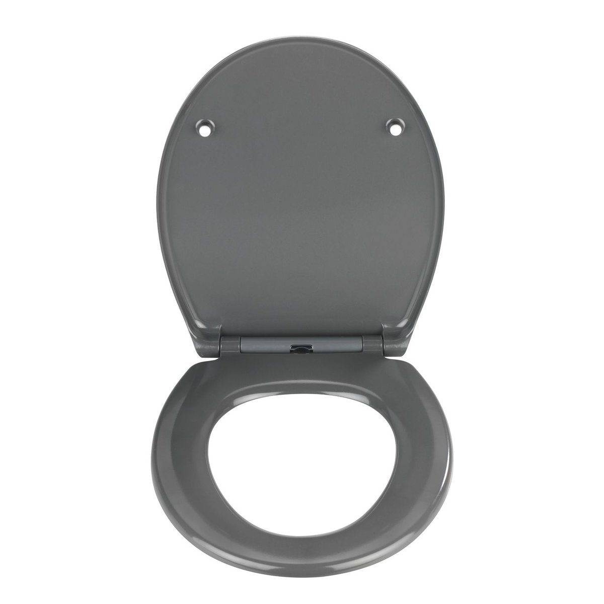 Abattant WC avec abaissement automatique EASY CLOSE gris, WENKO