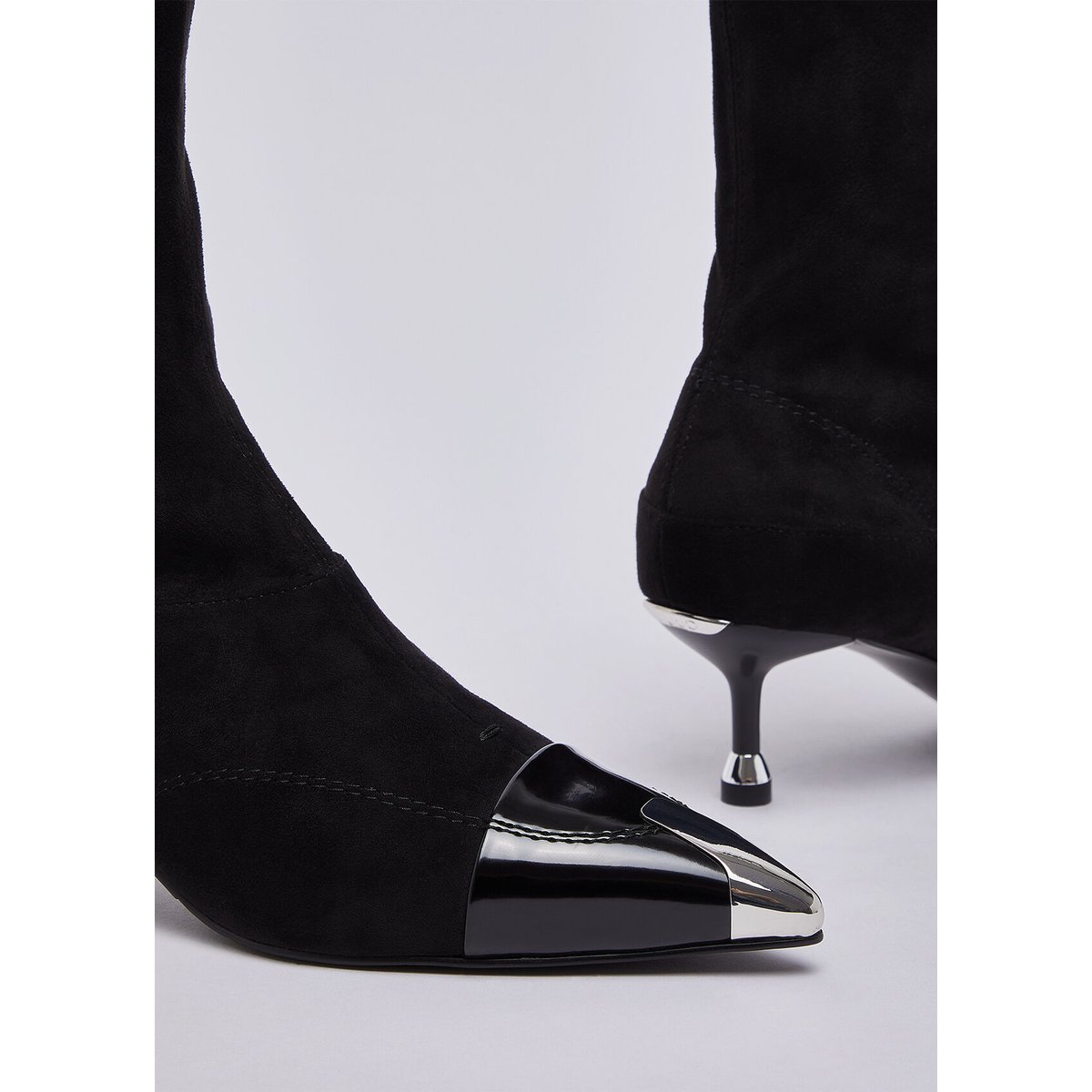 Bottines avec embout métallique noir, LIU JO