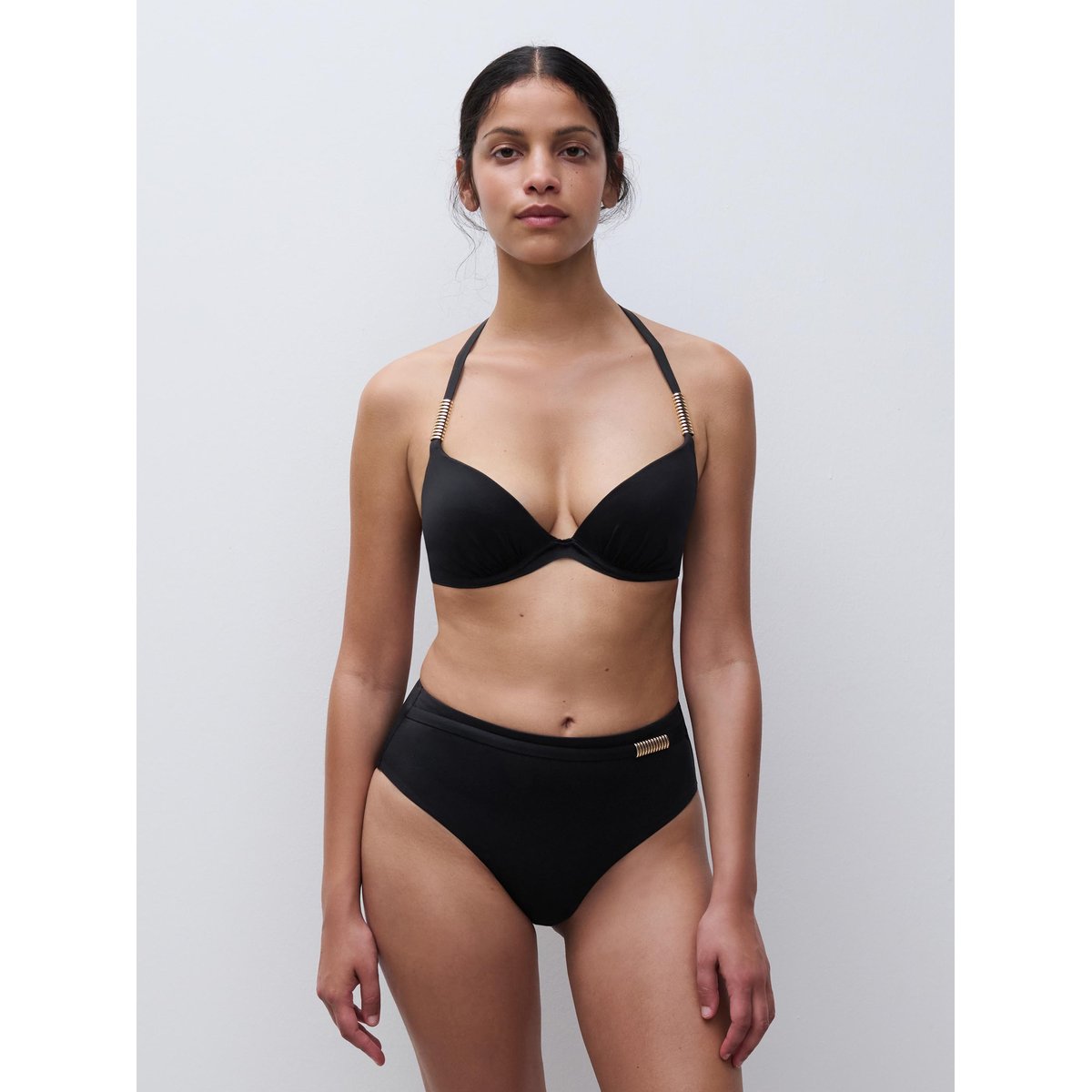 Haut de maillot de bain push-up bretelles multipositions ICON noir, CHANTELLE