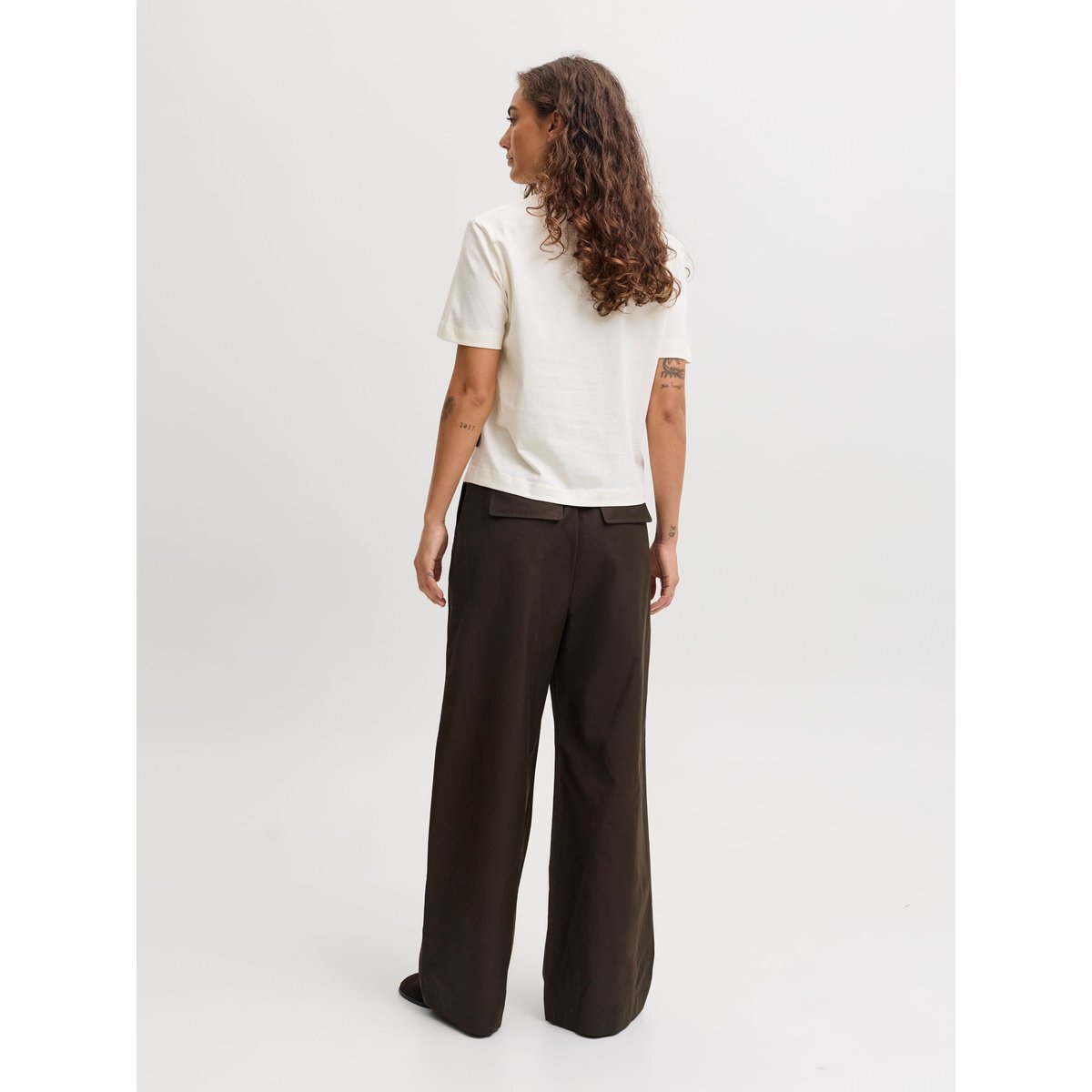 Pantalon À Jambe Large demitasse, JJXX
