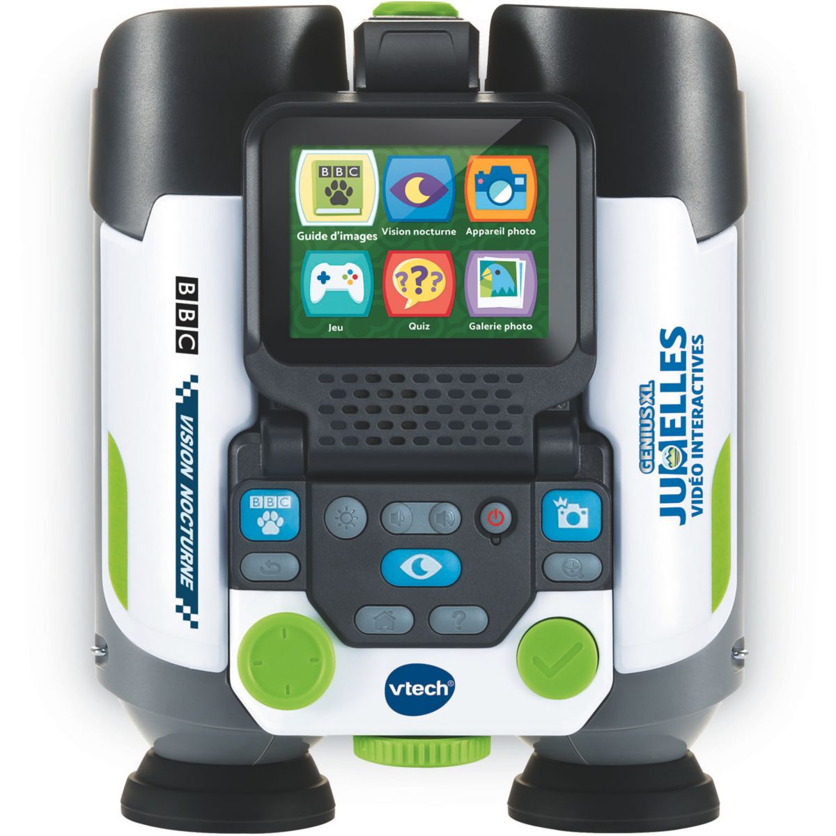 Jeu éducatif Genius XL - Jumelles interactives noires couleur unique, VTECH