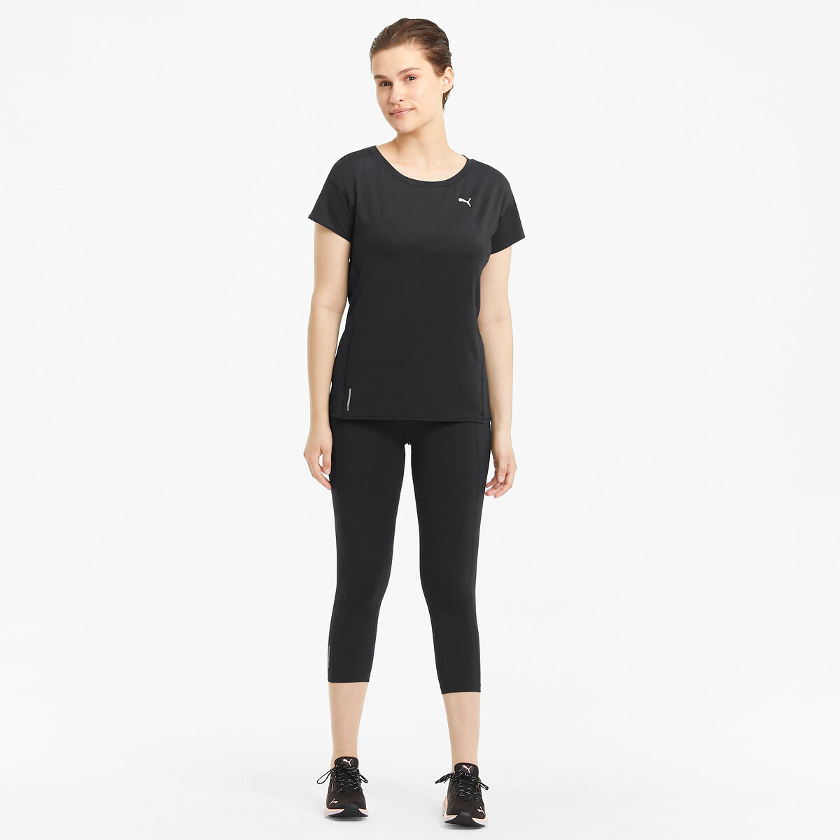 T-shirt girocollo maniche corte nero , PUMA