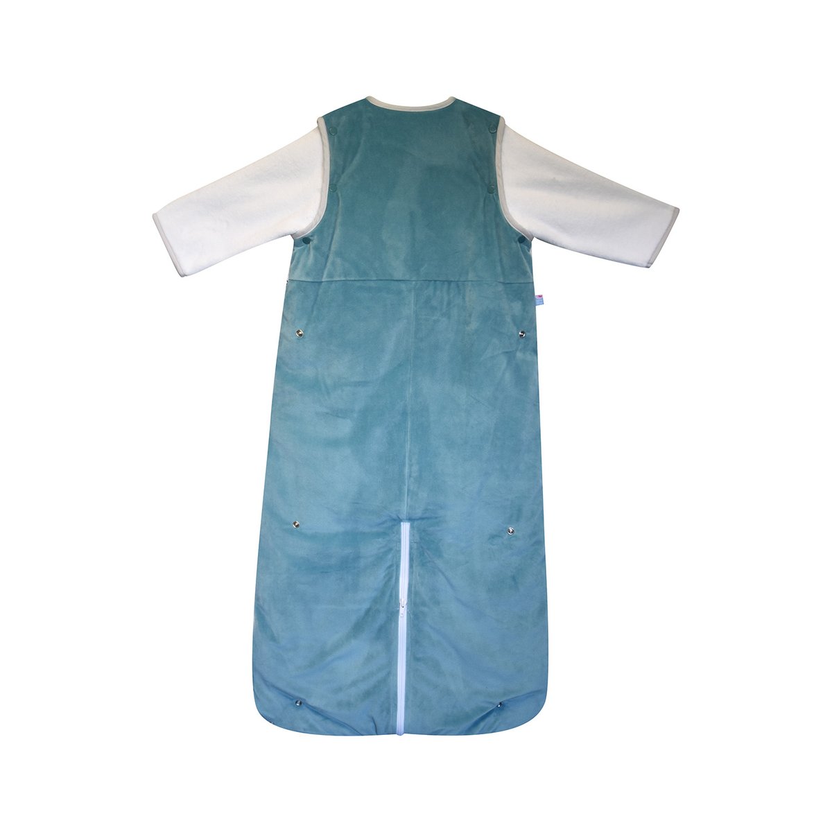 Gigoteuse 6/36m isao velours doux manches amovibles securite auto gris, SUCRE D'ORGE