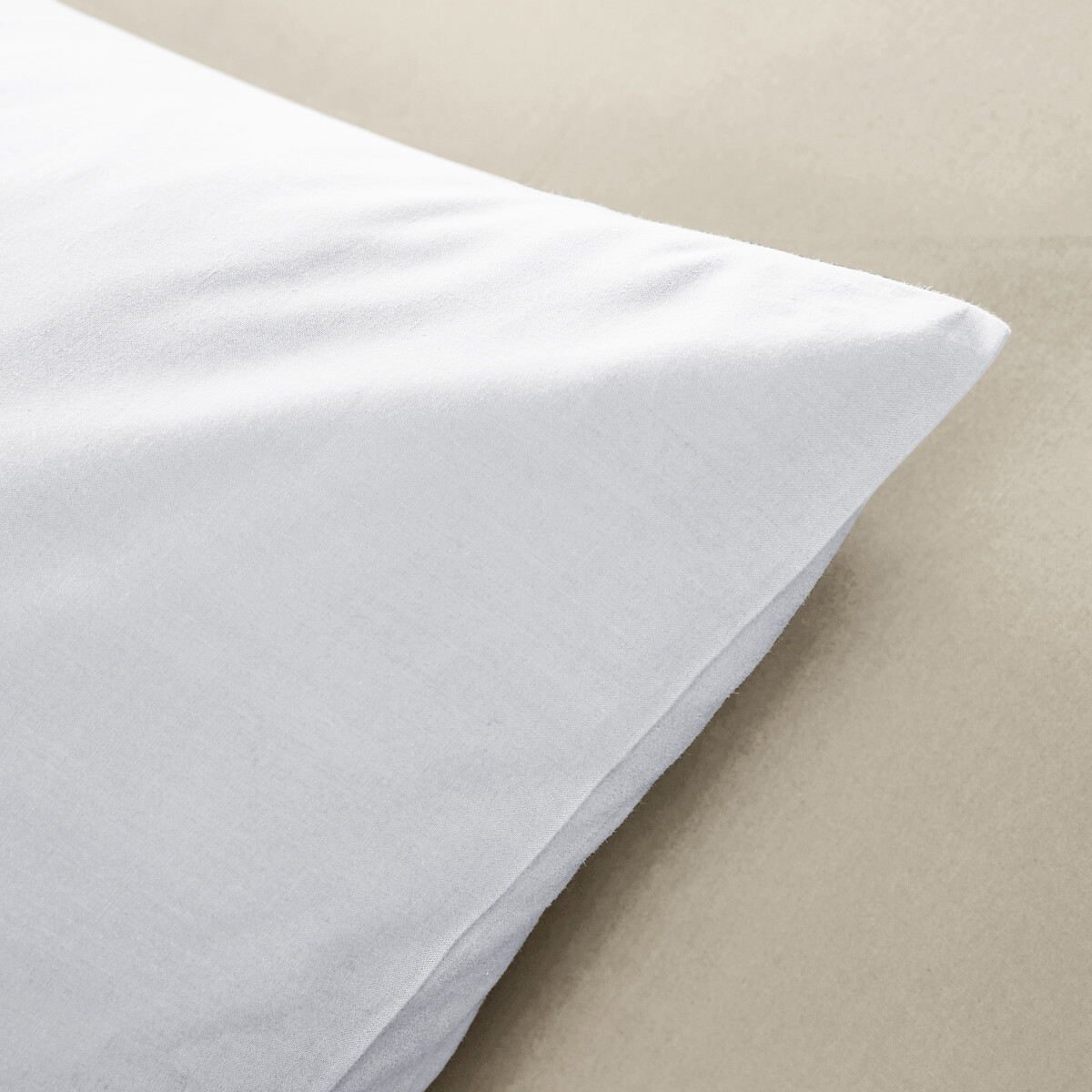 Housse de couette unie percale coton bio Scenario naturel, LA REDOUTE INTERIEURS