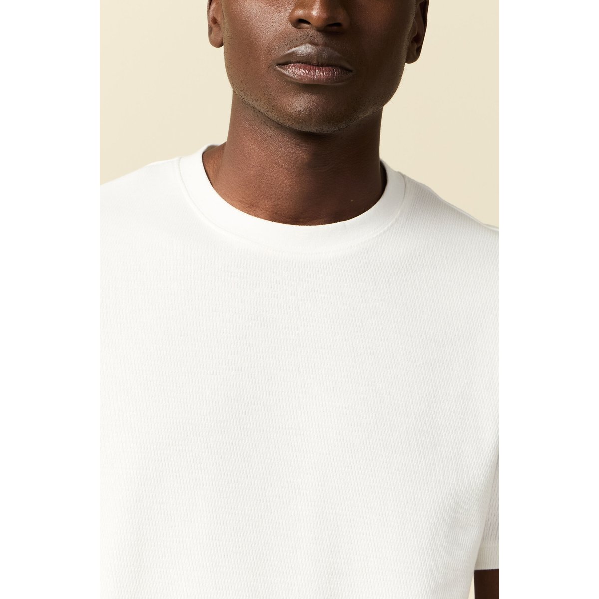 T-shirt manches courtes ecru, BONOBO