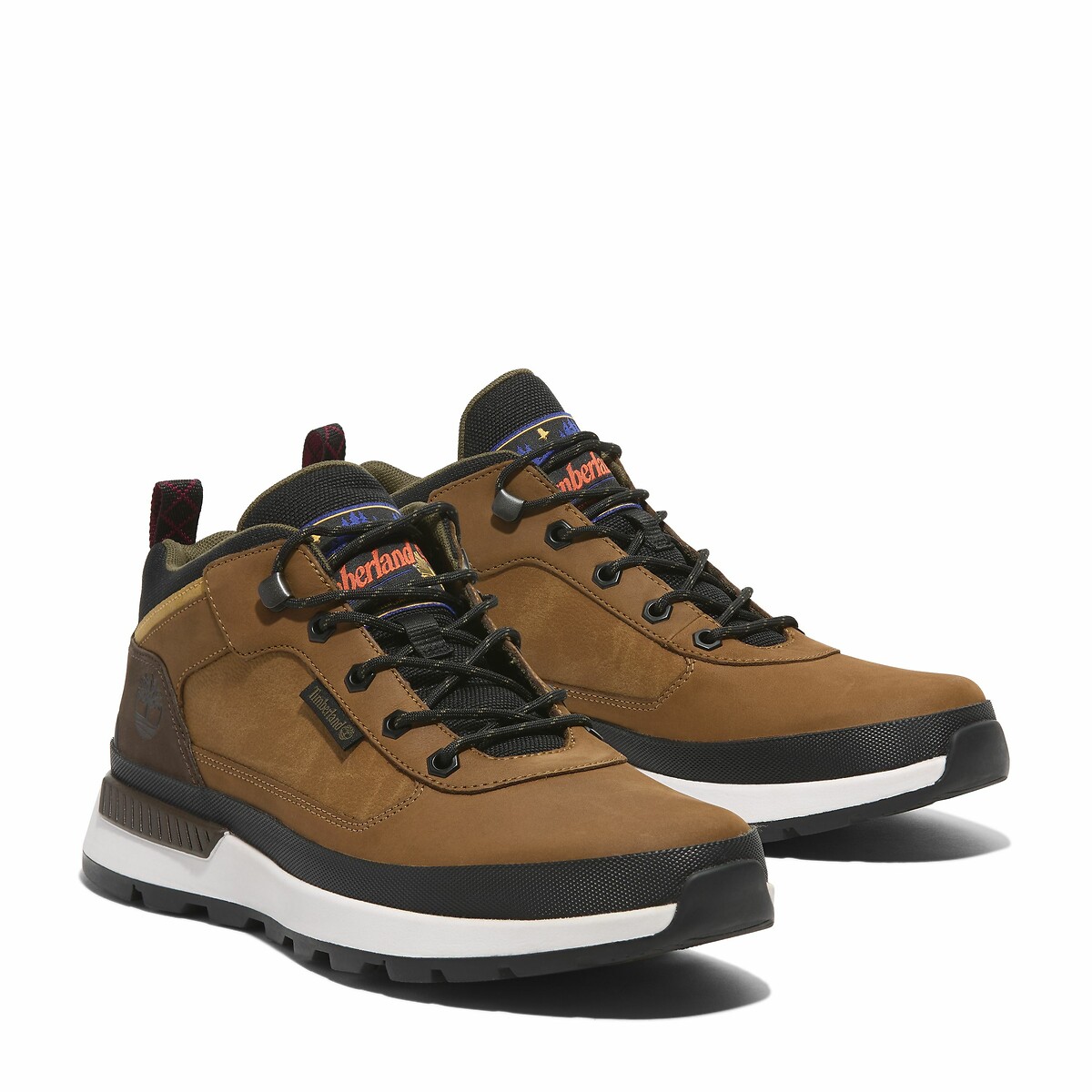 Baskets en cuir marron clair, TIMBERLAND