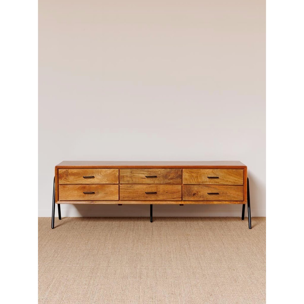 Buffet bas en bois foncé CHAPMAN bois fonce, CHEHOMA