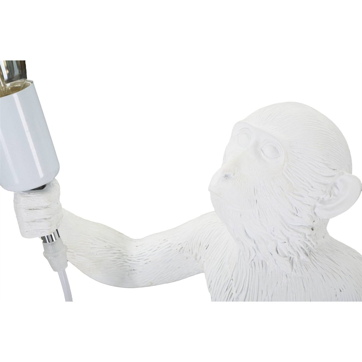 Lampe à poser singe sculptural GLAM blanc, RECOLLECTION
