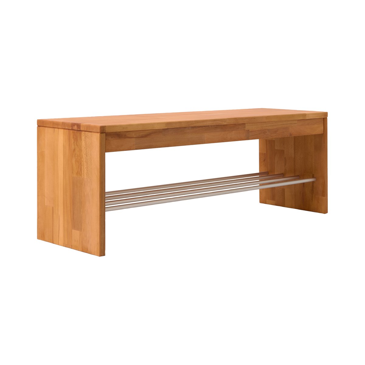 Banc à chaussures bois massif 2 places - CYRIEL hêtre massif, CAMIF