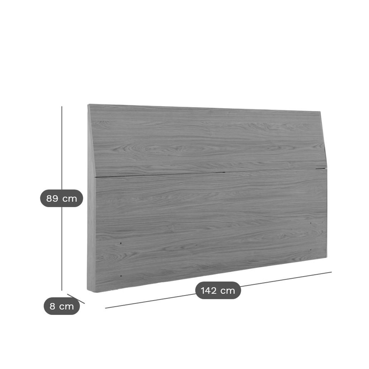 Tête de lit décor bois - SIMON bois clair, CAMIF