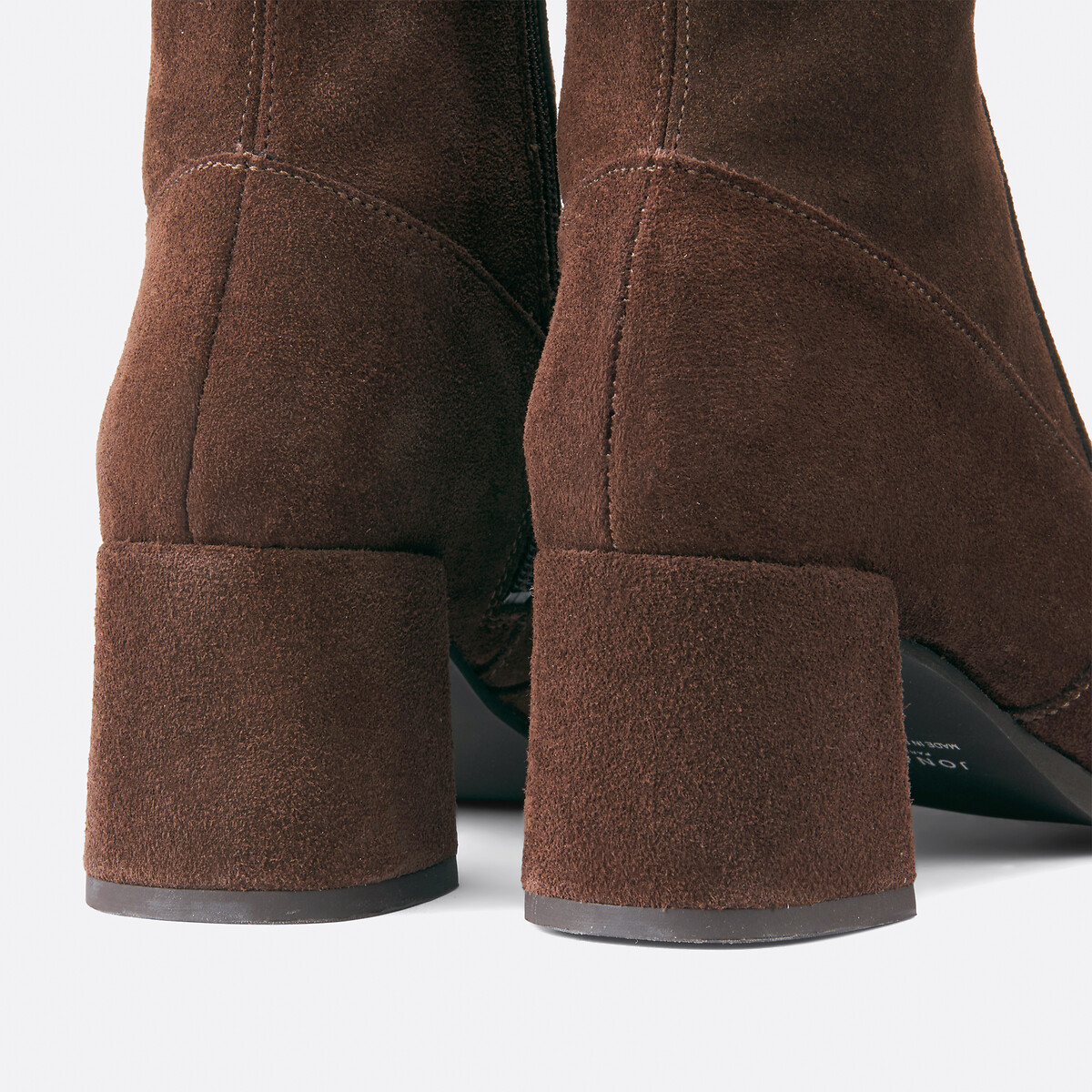 Bottines en croute de cuir, Argentat marron, JONAK