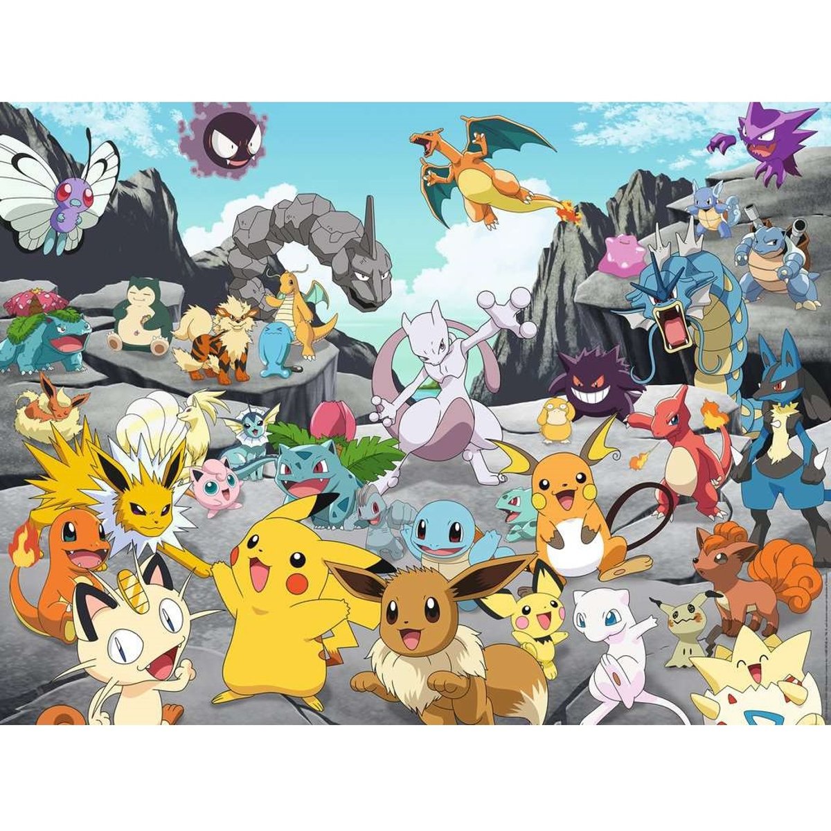 Puzzle Pokémon Classics 1500 pcs blanc, RAVENSBURGER